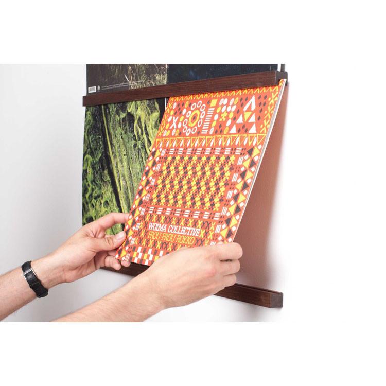 Harold: Queue Vinyl Display System - Walnut