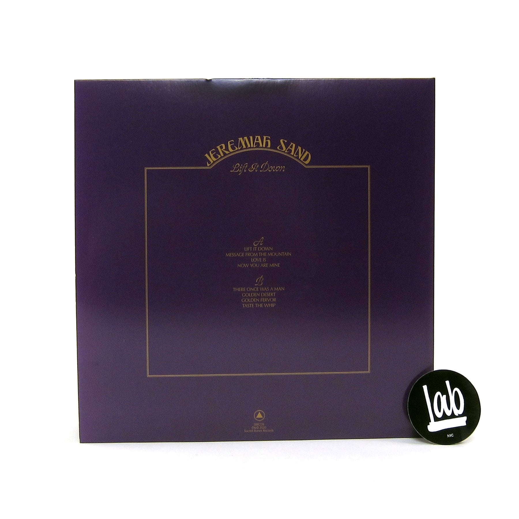 Jeremiah Sand: Lift It Down (Colored Vinyl) Vinyl LP