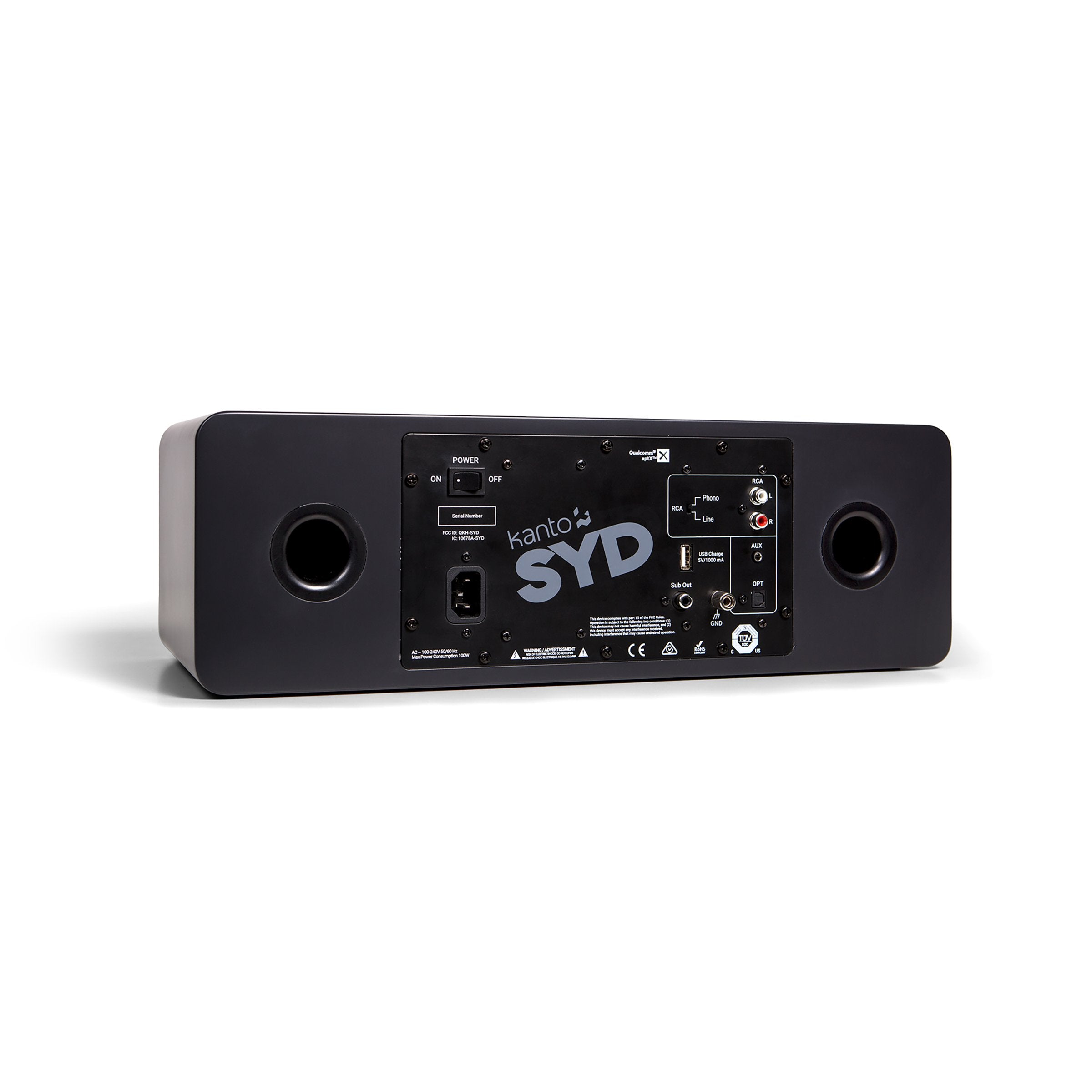 Kanto: SYD Compact Powered Speaker - Matte Black (SYDMOB)