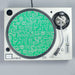 Turntable Lab: Keith Haring Slipmat Record Mat - Green turntable