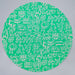 Turntable Lab: Keith Haring Slipmat Record Mat - Green