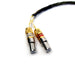 Kimber Kable: GQMINI-CU Audio Interconnect Y-Cable (Female RCA to 3.5mm Y-Cable for Turntables)