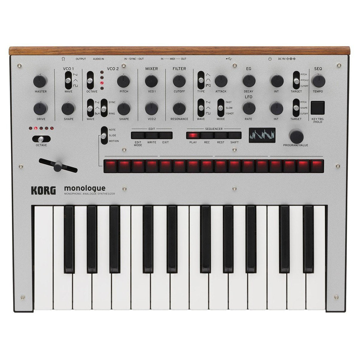 Korg: Monologue Monophonic Analog Synthesizer - Silver