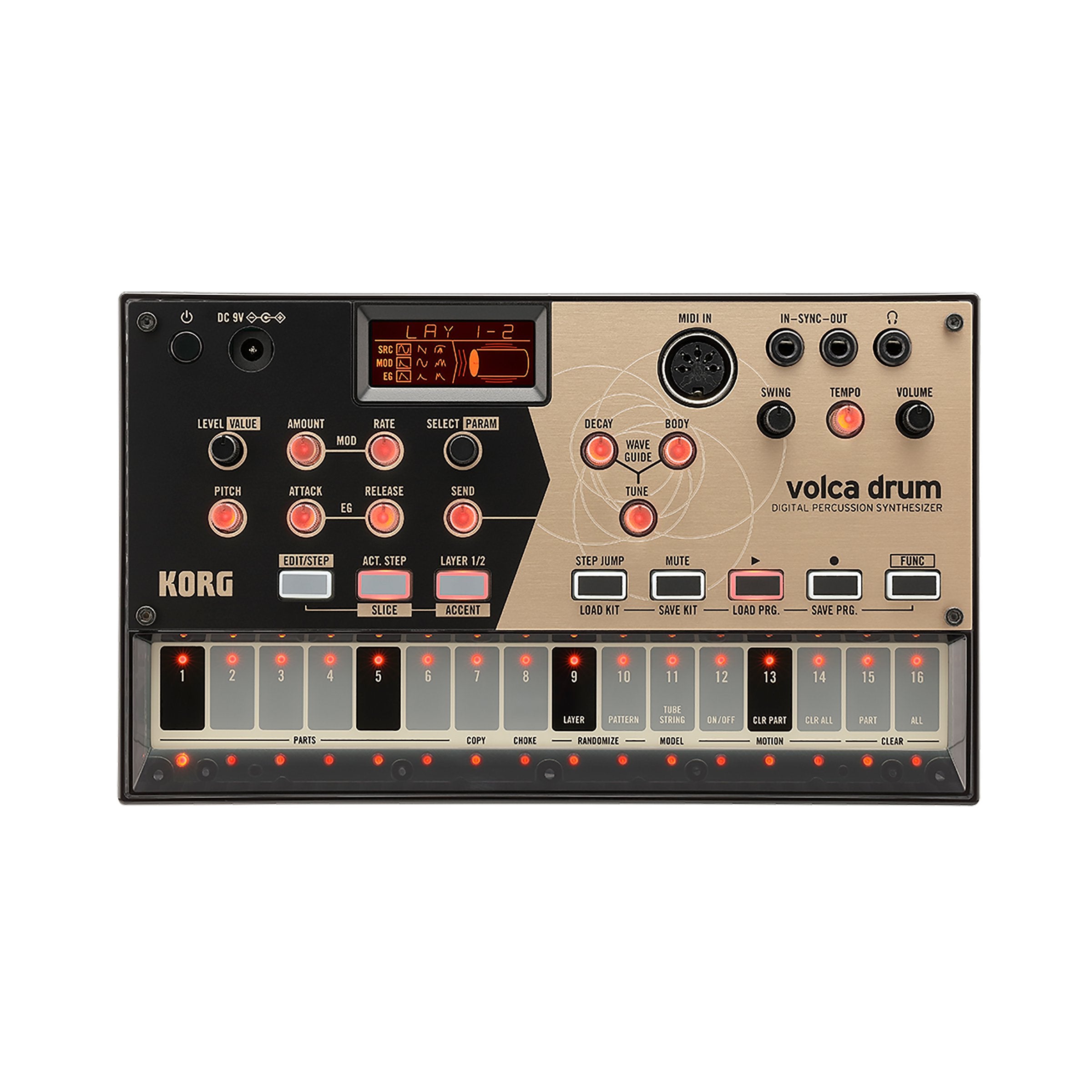 Korg: Volca Drum Digital Percussion Synthesizer (VOLCADRUM)