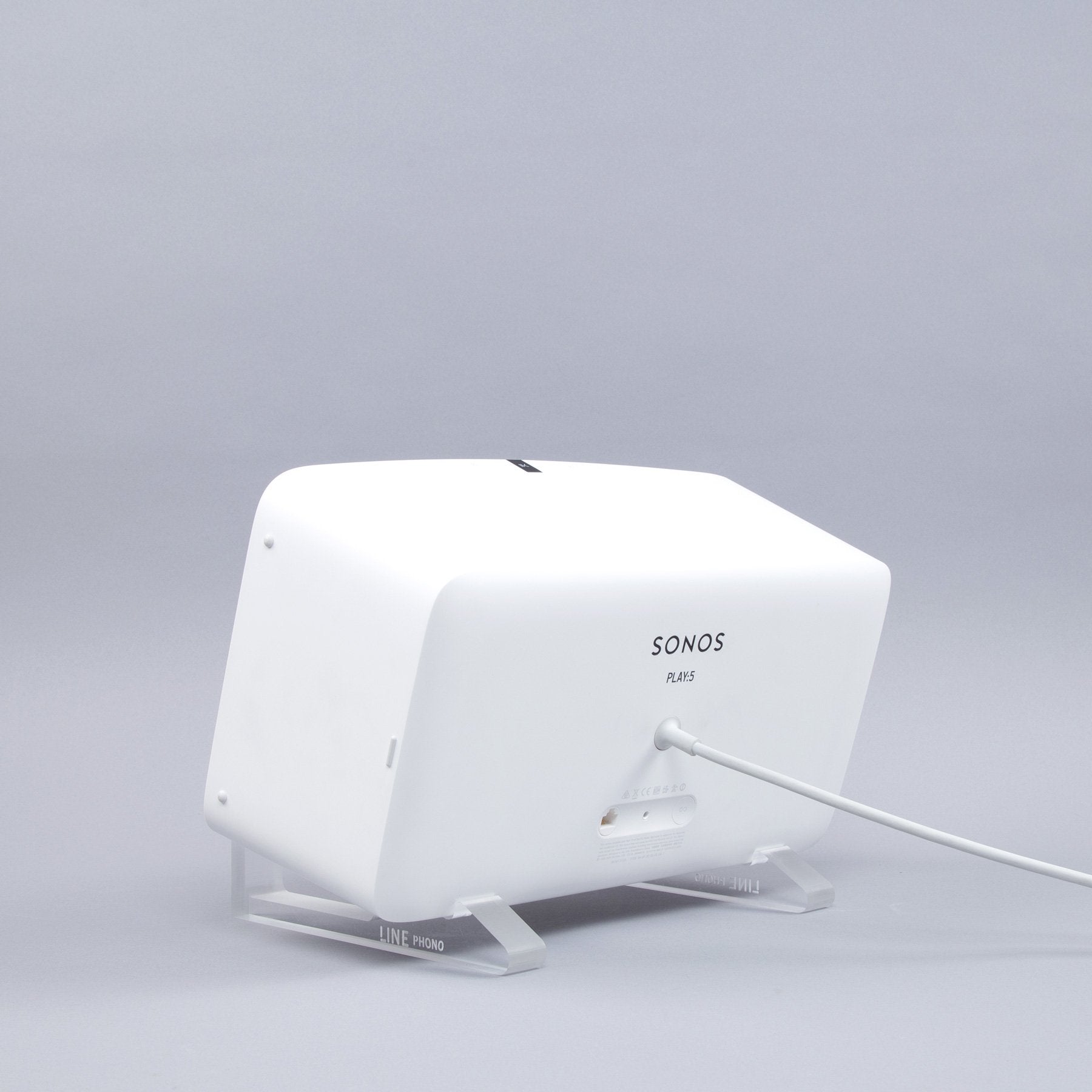 Line Phono: Acrylic Angler Speaker Stands