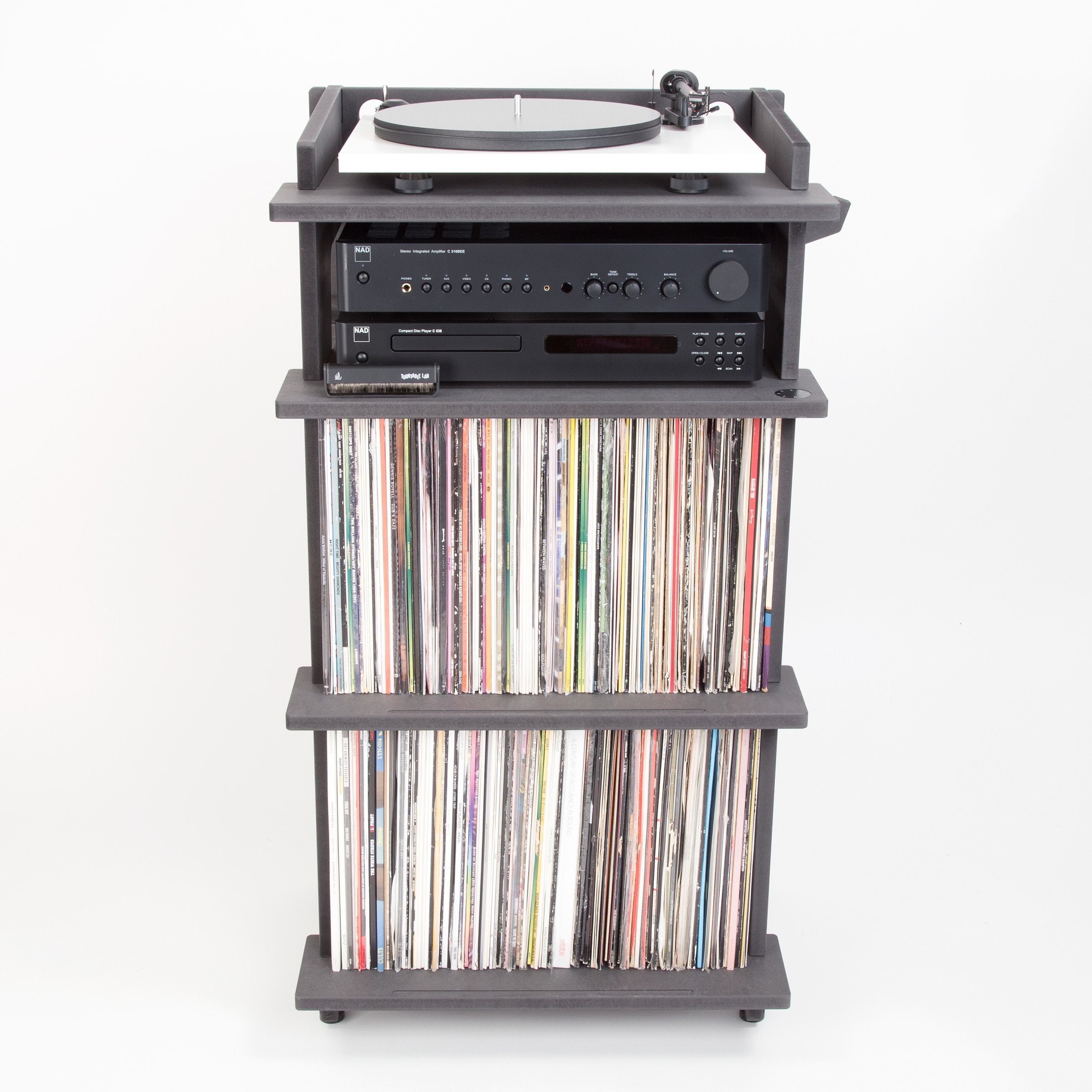 Line Phono: Turntable Station Turntable Stand - Extra-Height Model