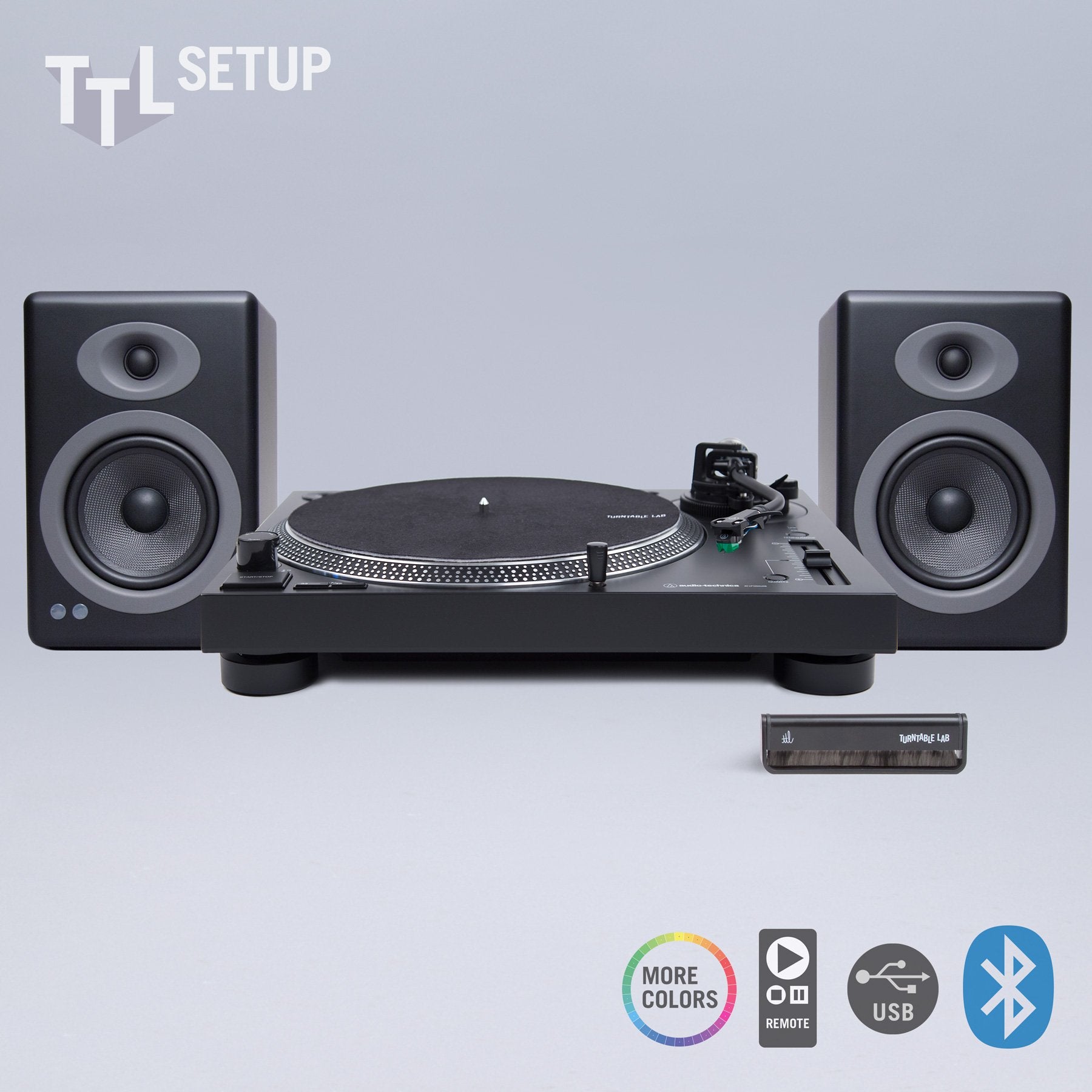 Audio-Technica: AT-LP120X / Audioengine A5+ Wireless / Turntable Package (TTL Setup)