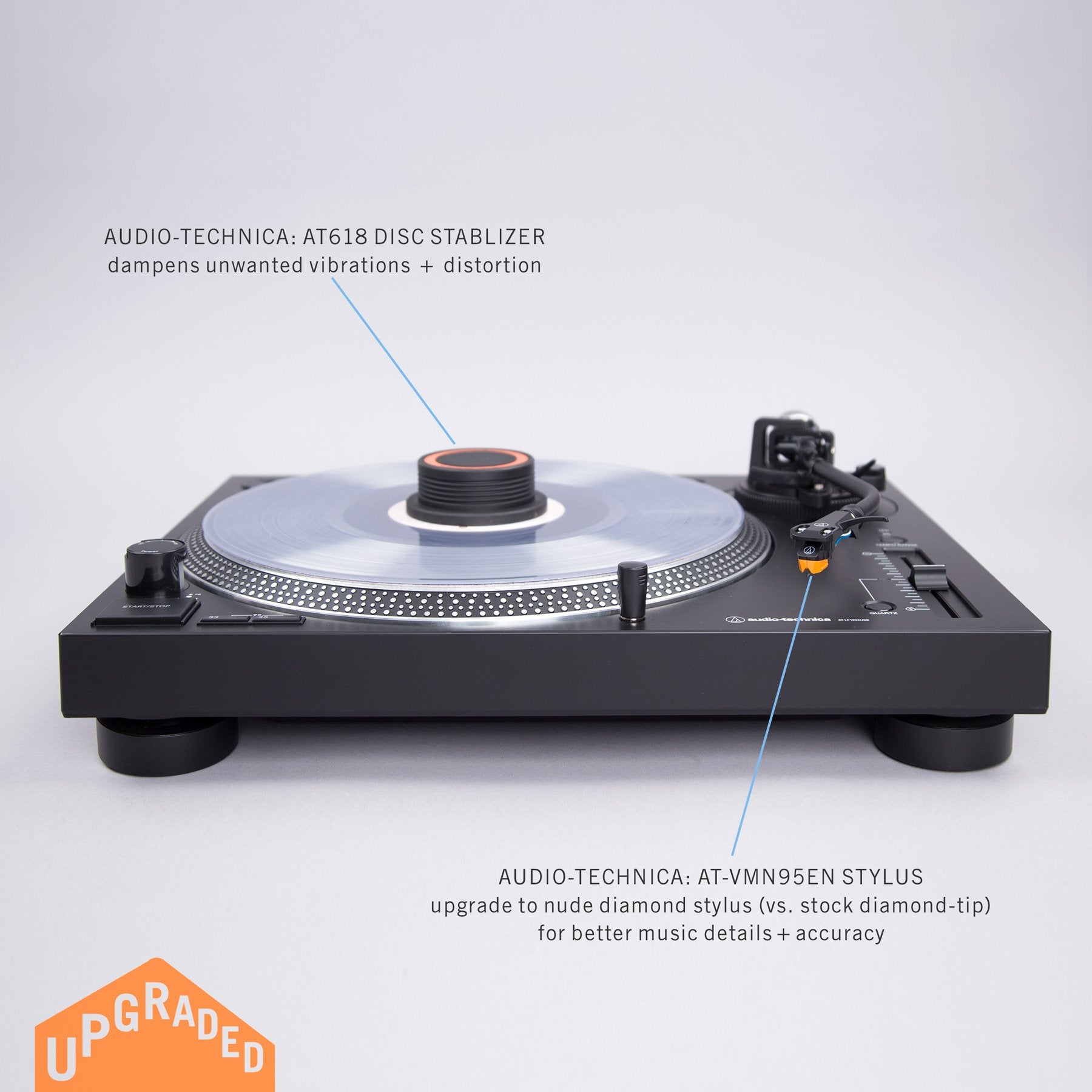 Audio Technica: AT-LP120XUSB-BK Direct Drive Turntable - Black