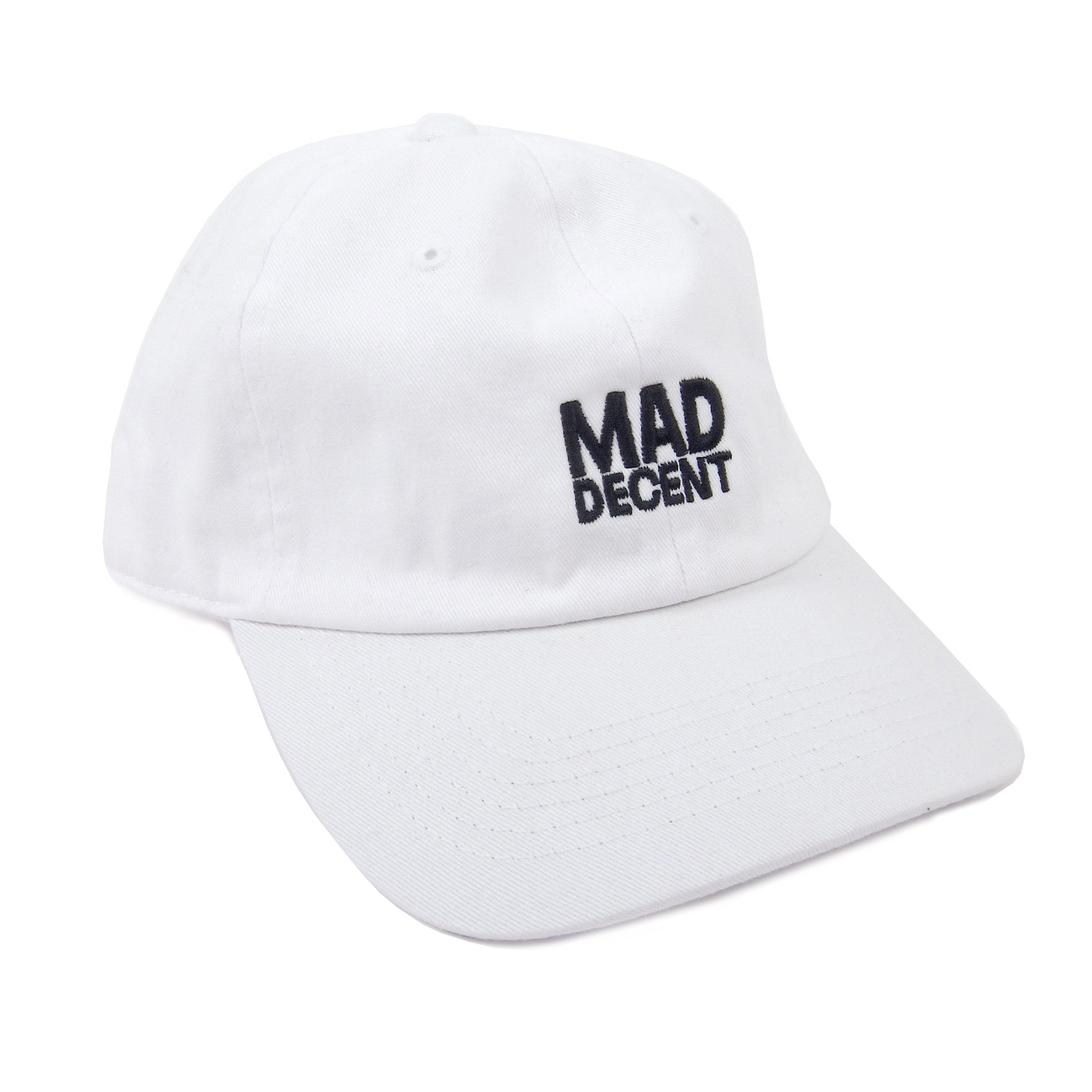 Mad Decent: Main Logo Dad Hat - White