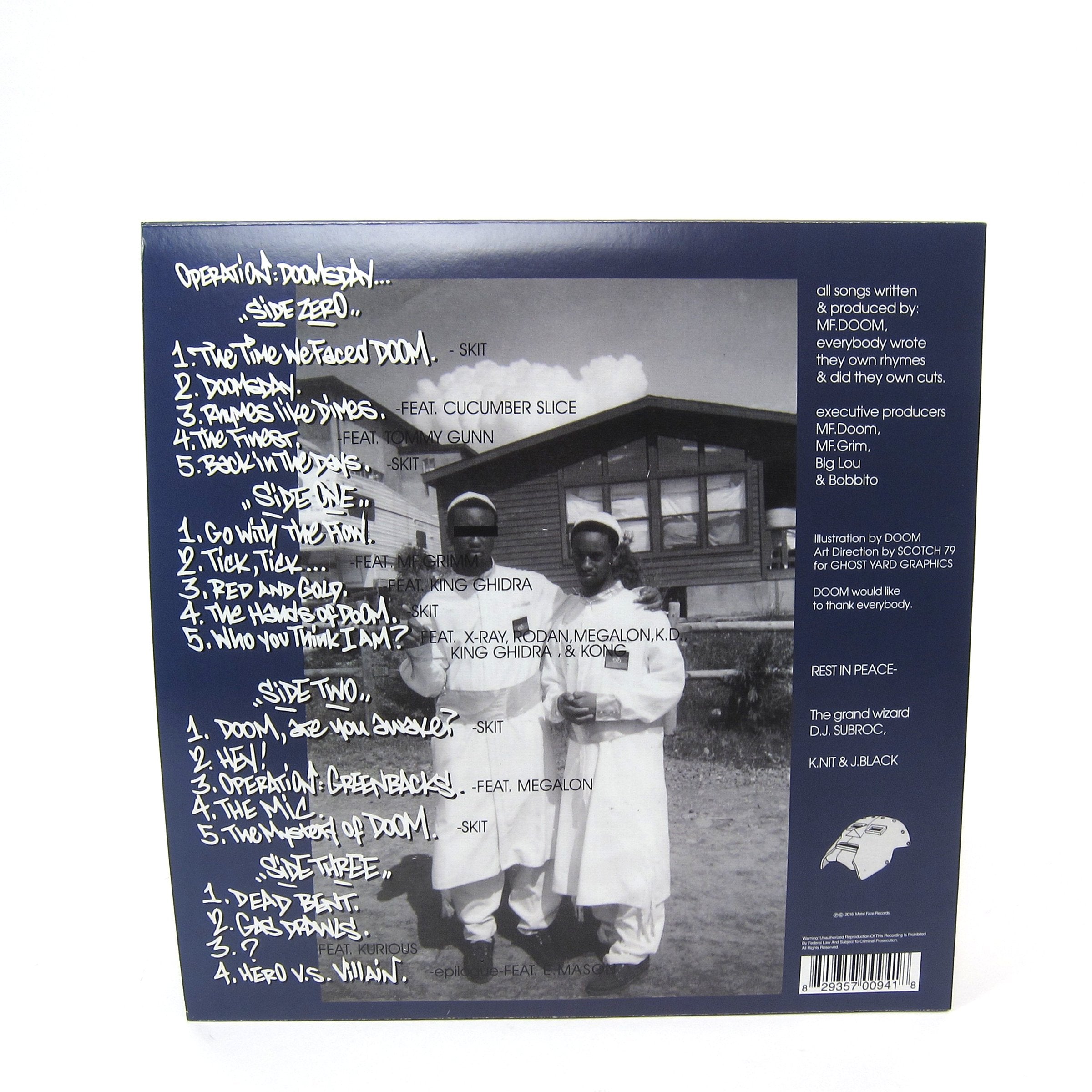MF Doom: Operation Doomsday - Alternate Cover Vinyl 2LP