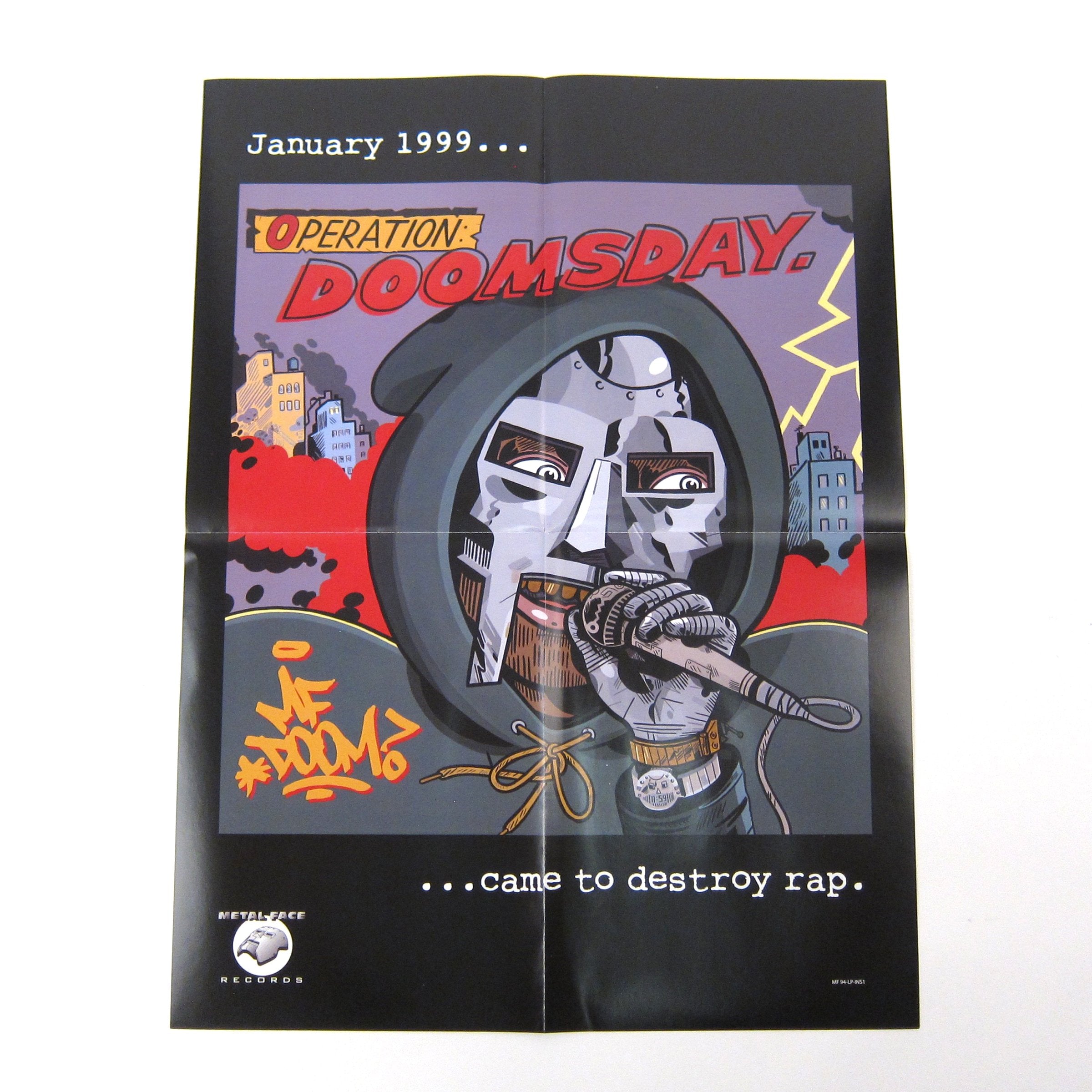 MF Doom: Operation Doomsday - Alternate Cover Vinyl 2LP