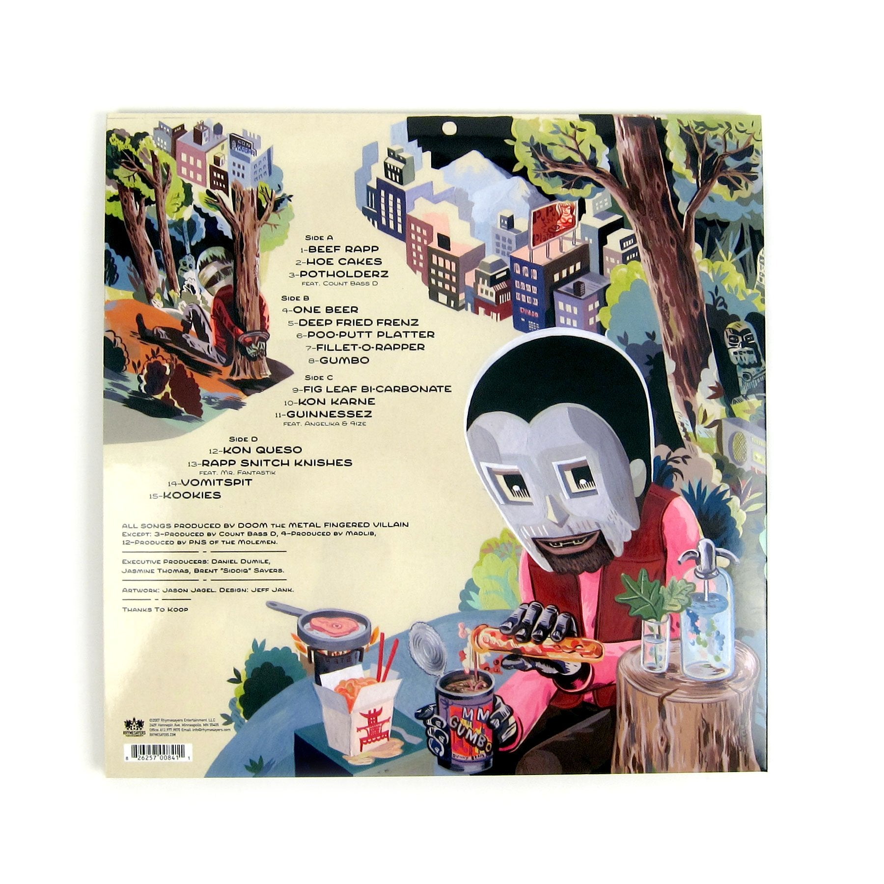 MF Doom: MM..Food (Colored Vinyl) Vinyl 2LP - LIMIT 2 PER CUSTOMER
