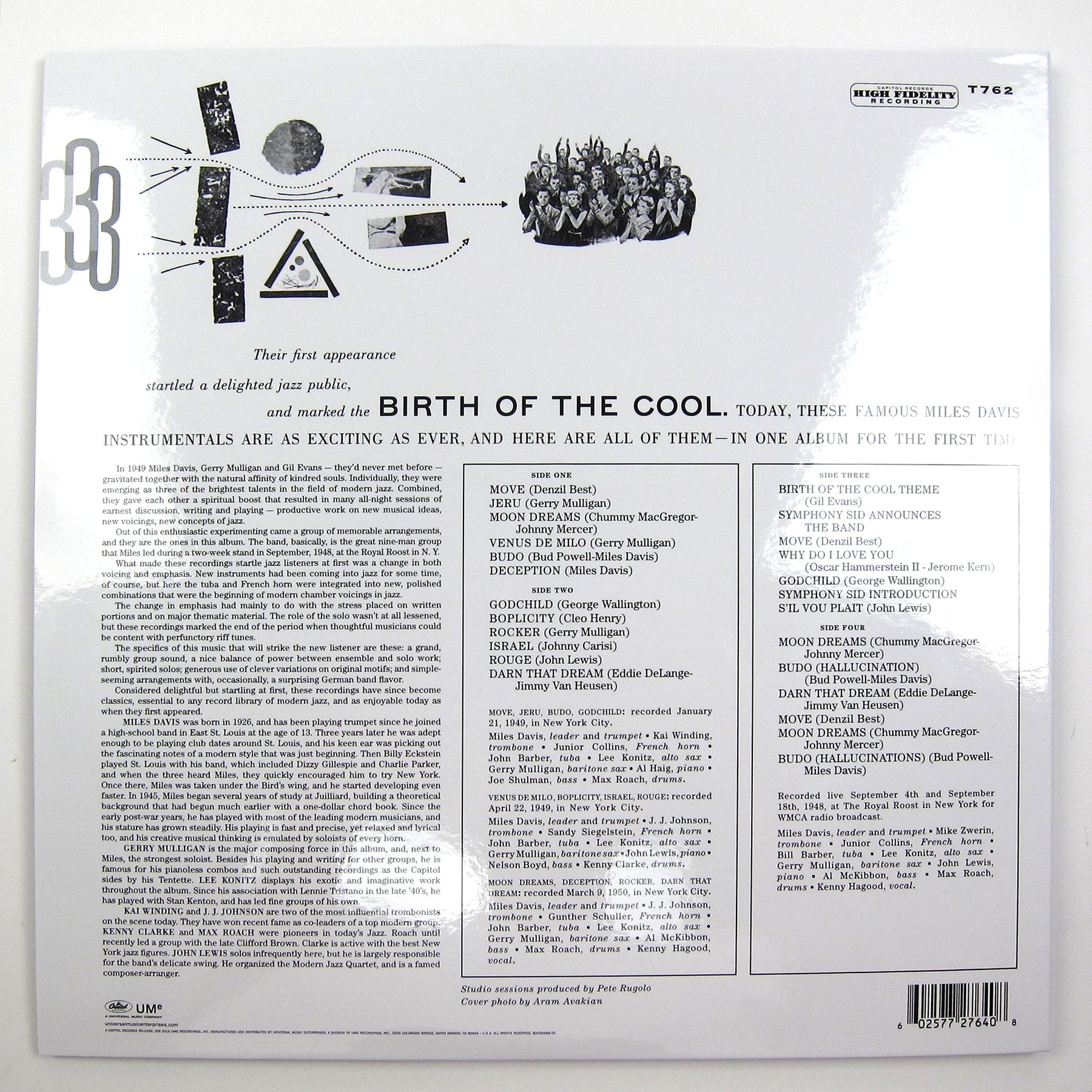 Miles Davis: The Complete Birth Of The Cool Vinyl 2LP