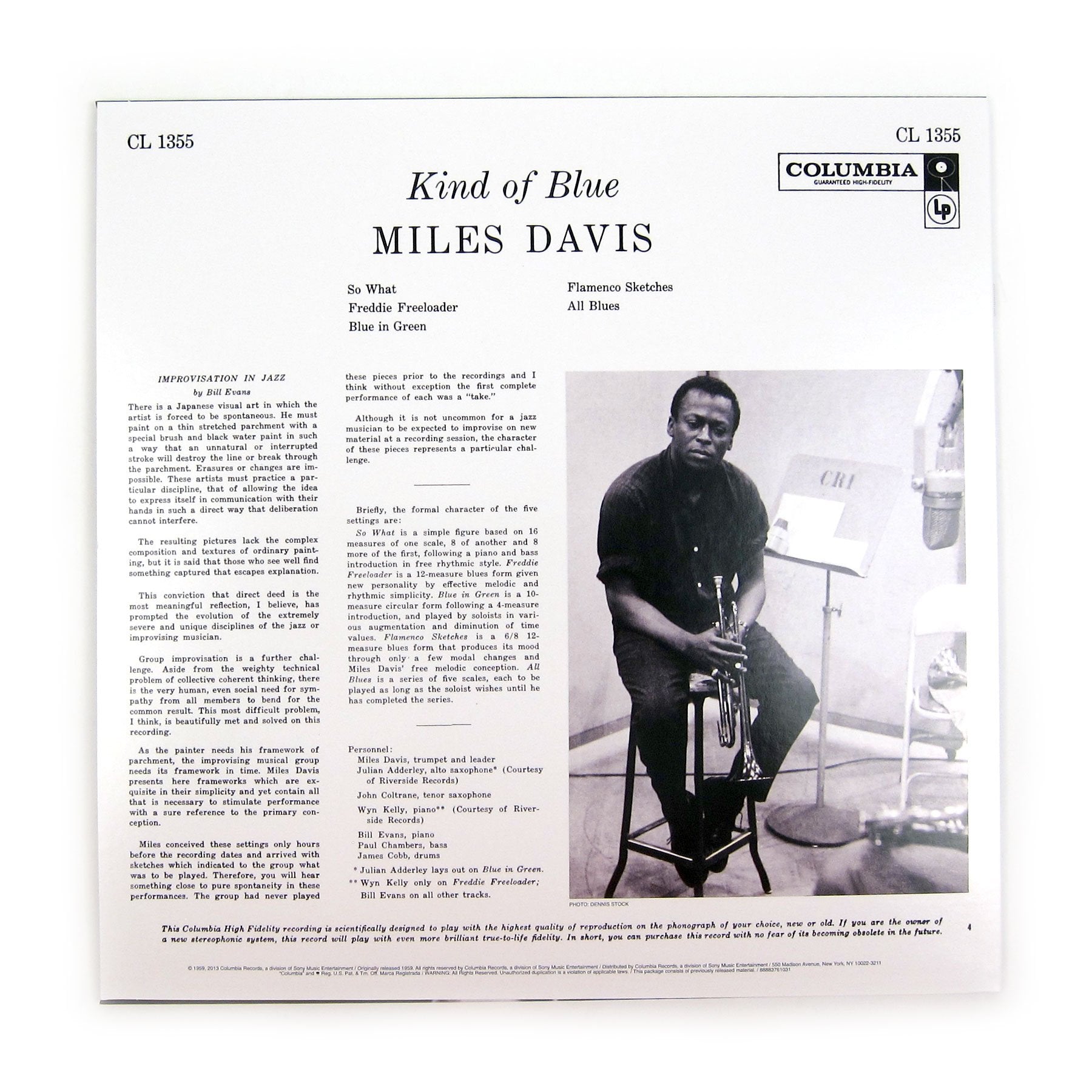 Miles Davis: Kind Of Blue (180g Mono) Vinyl LP