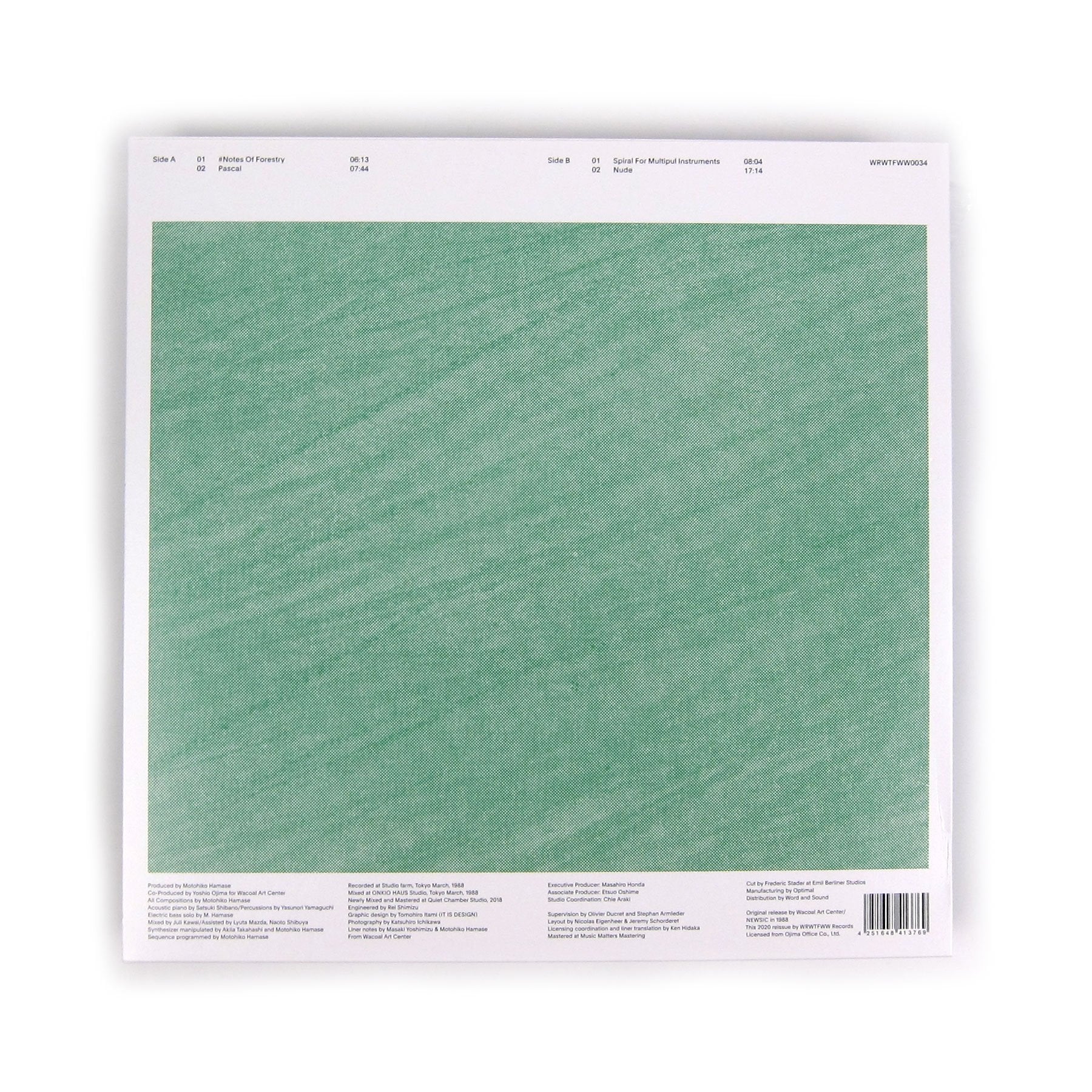Motohiko Hamase: #Notes Of Forestry Vinyl LP