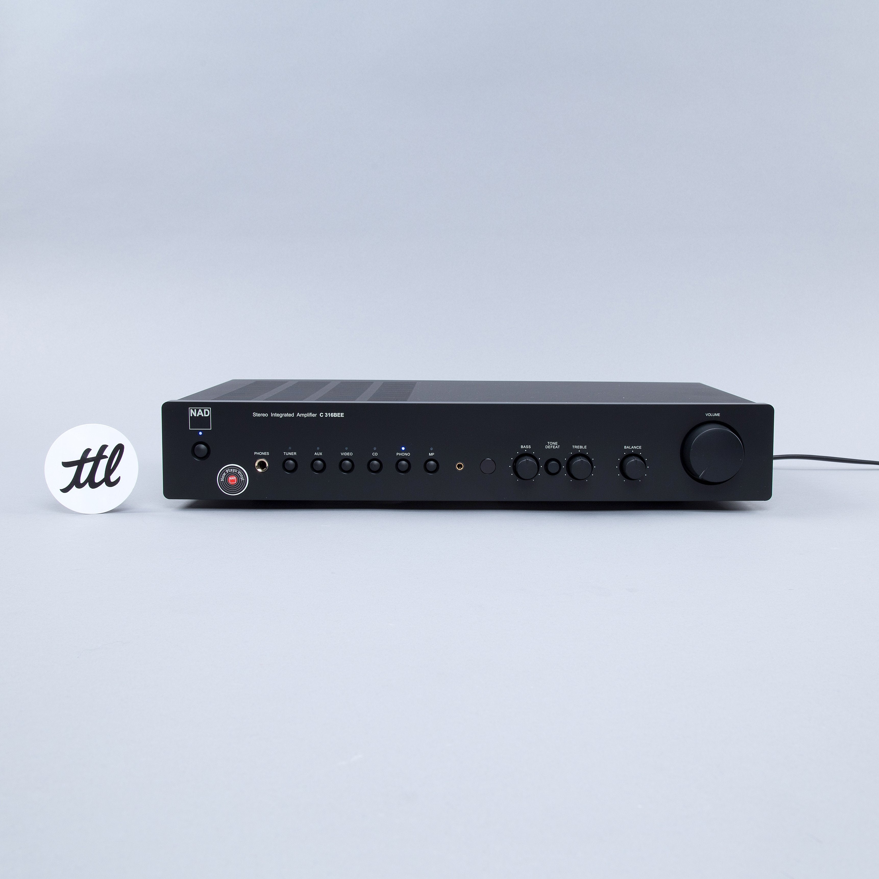 NAD: C316BEE V2 With PHONO Integrated Amplifier