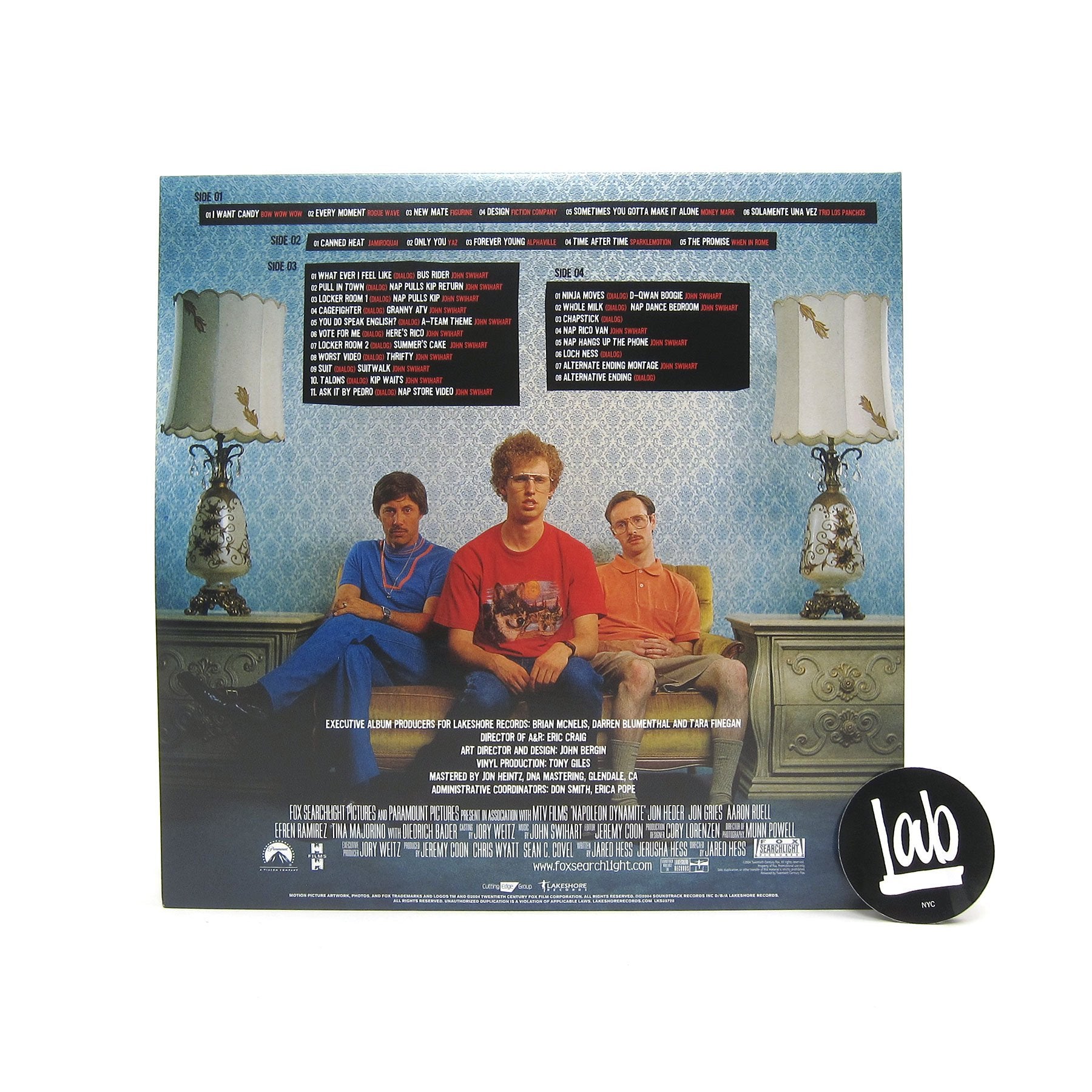 Napoleon Dynamite: Original Soundtrack (Clear Colored Vinyl) Vinyl 2LP