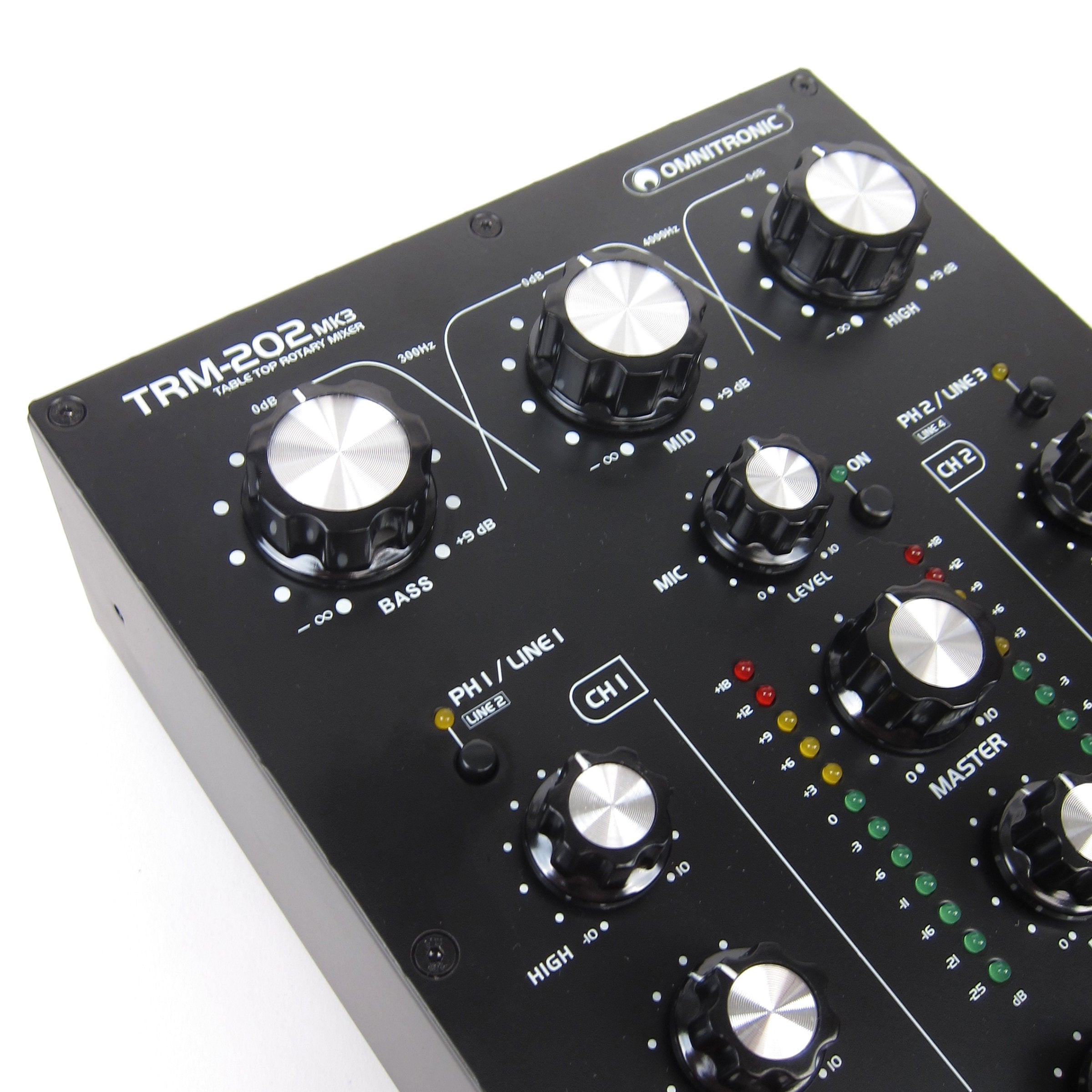 Omnitronic: TRM-202MK3 2-Channel Rotary Mixer