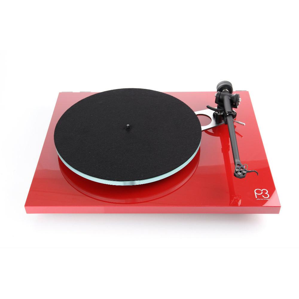 Rega: Planar 3 Turntable - Gloss Red / Without Catridge