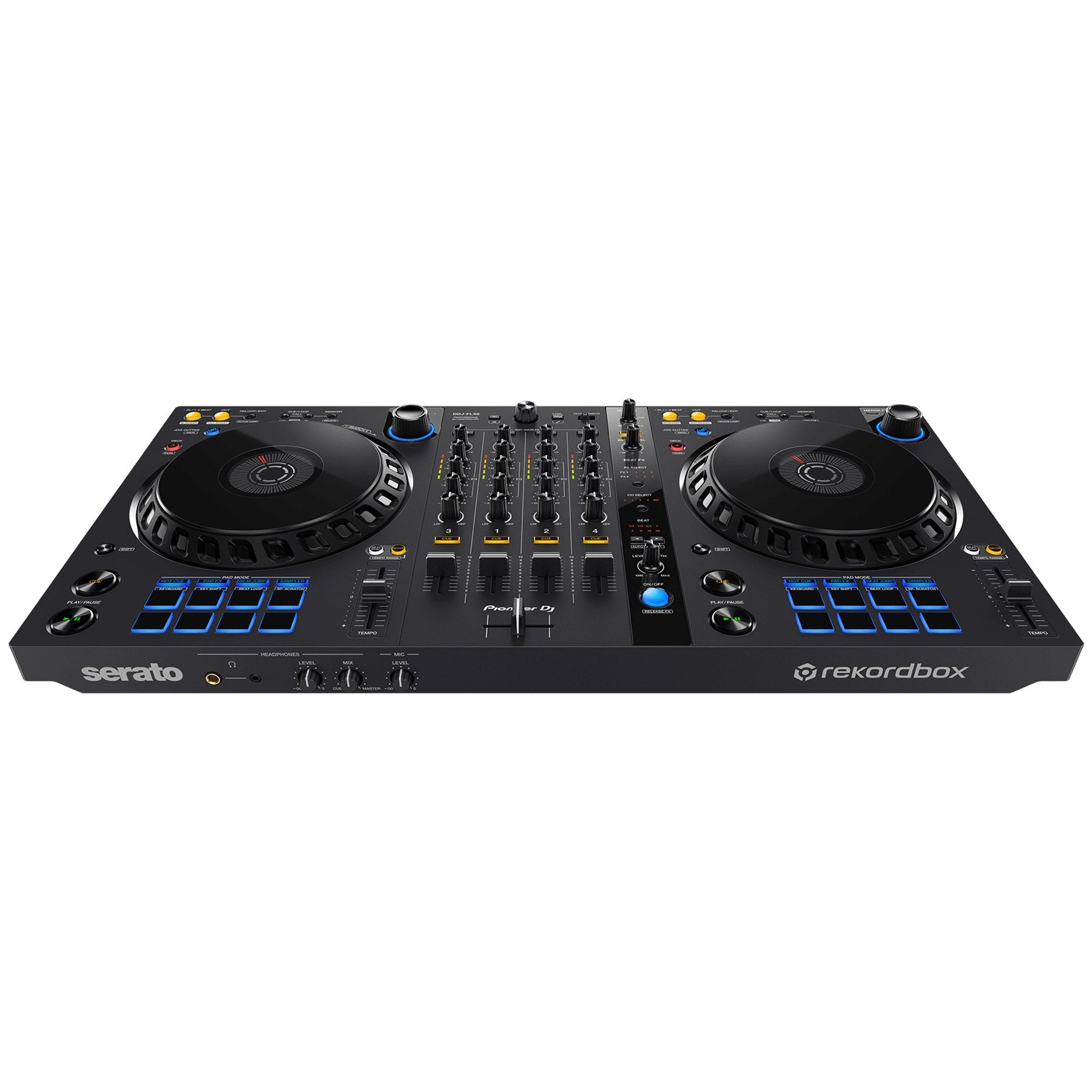 Pioneer: DDJ-FLX6 DJ Controller for Rekordbox + Serato DJ Pro