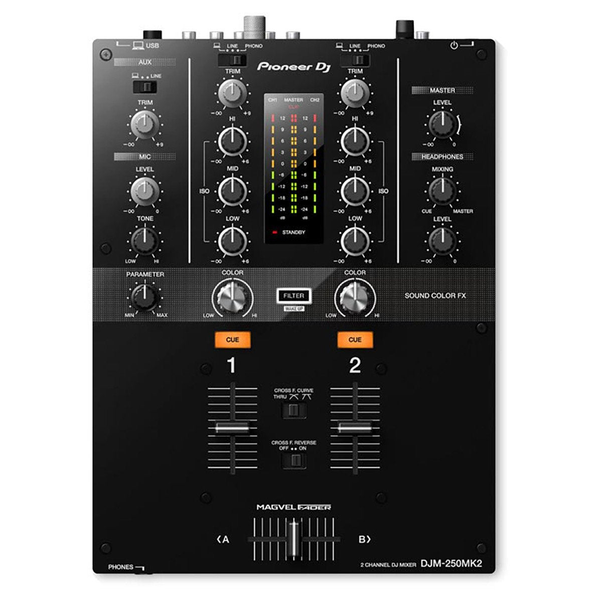 Pioneer: DJM-250MK2 2-Channel Mixer