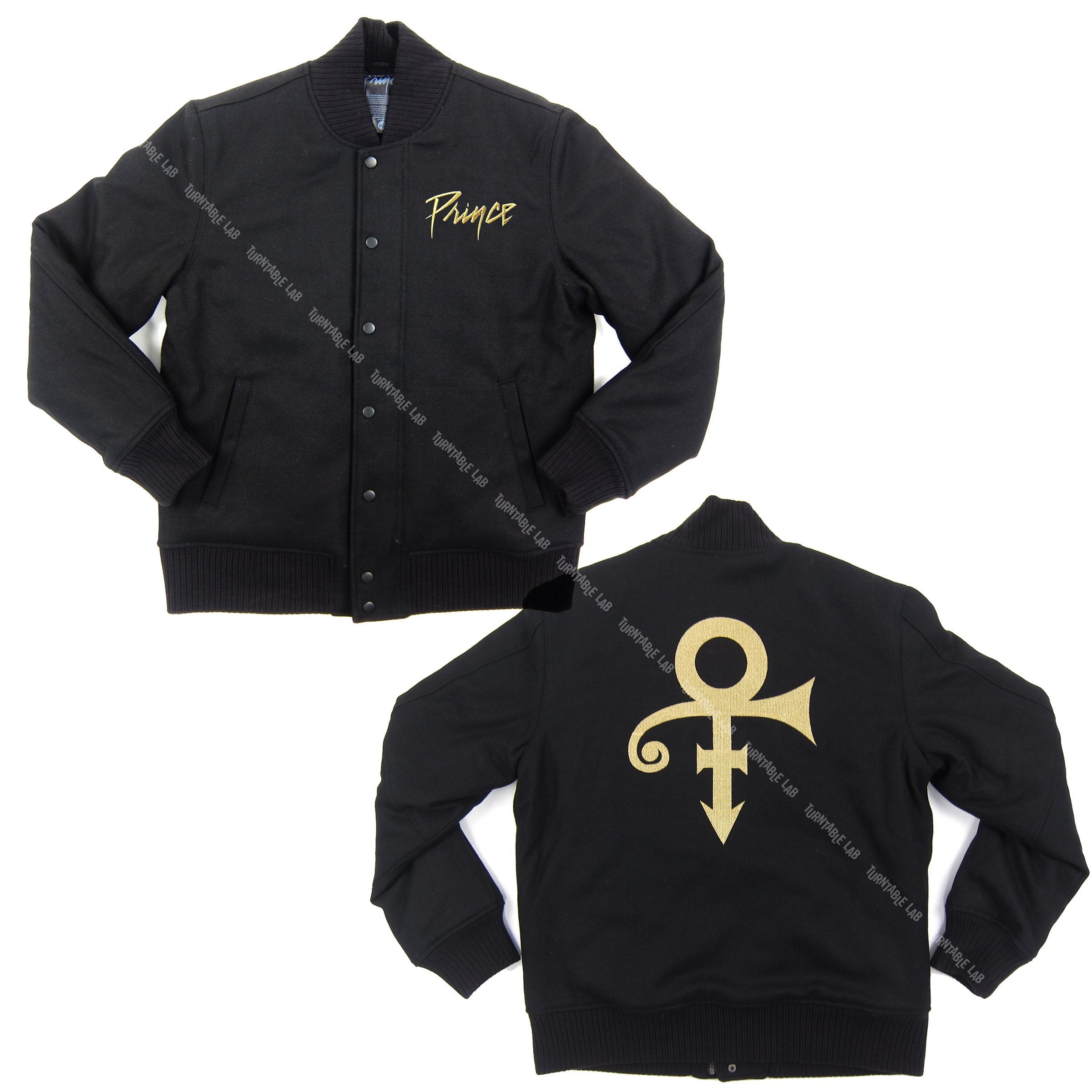 Prince: Symbol Varsity Jacket - Black
