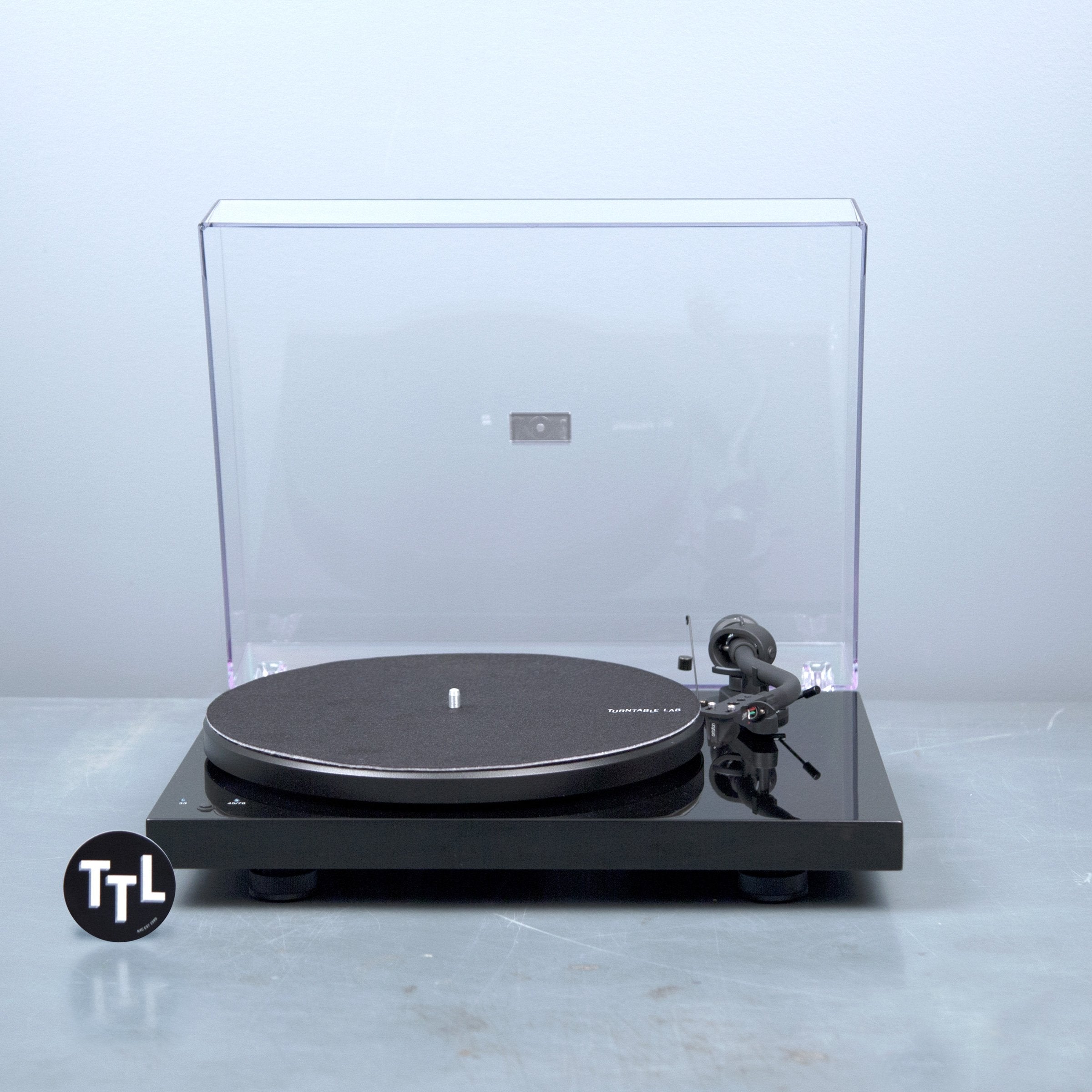 Pro-Ject: Debut SB S-Shaped Turntable - Piano Black