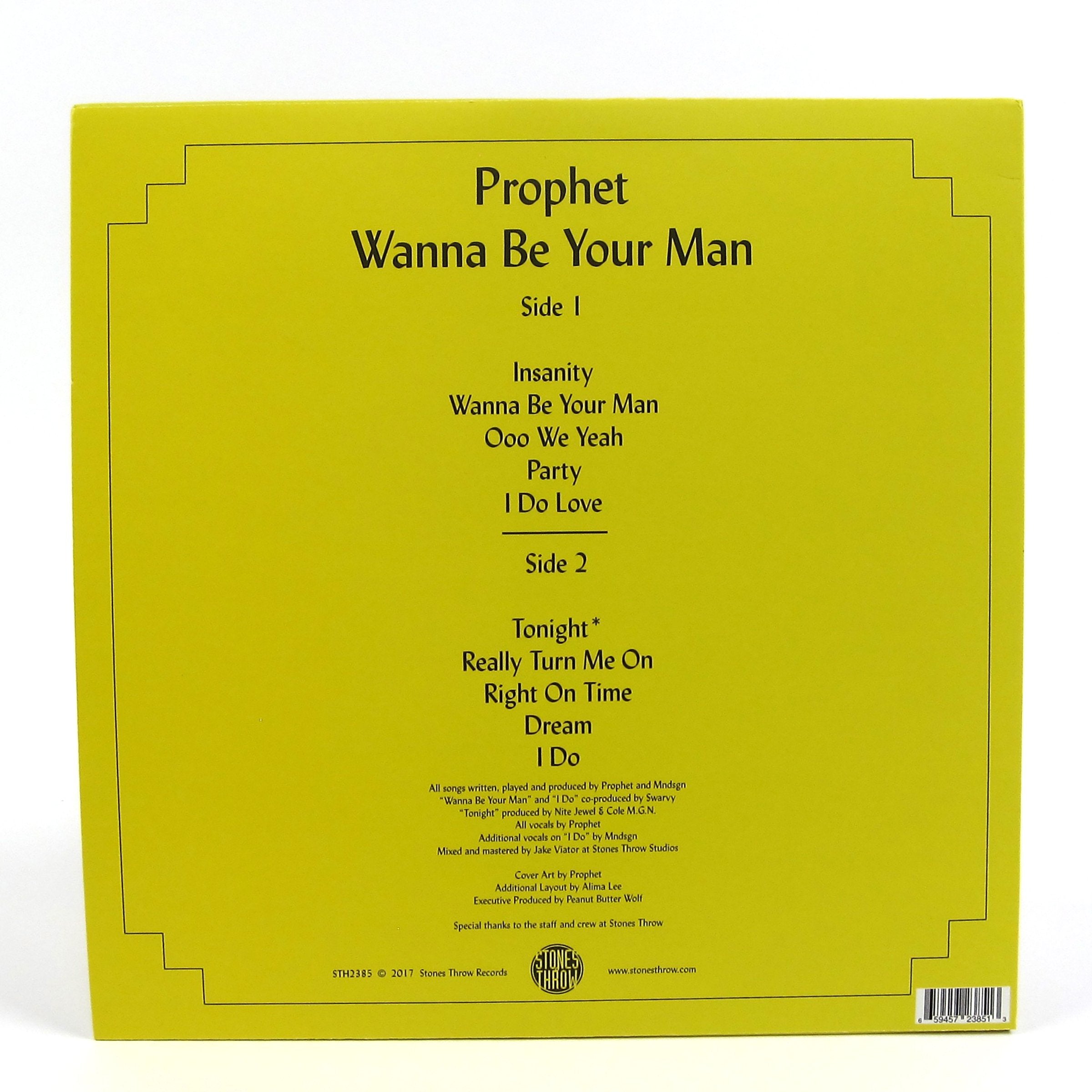 Prophet: Wanna Be Your Man Vinyl LP