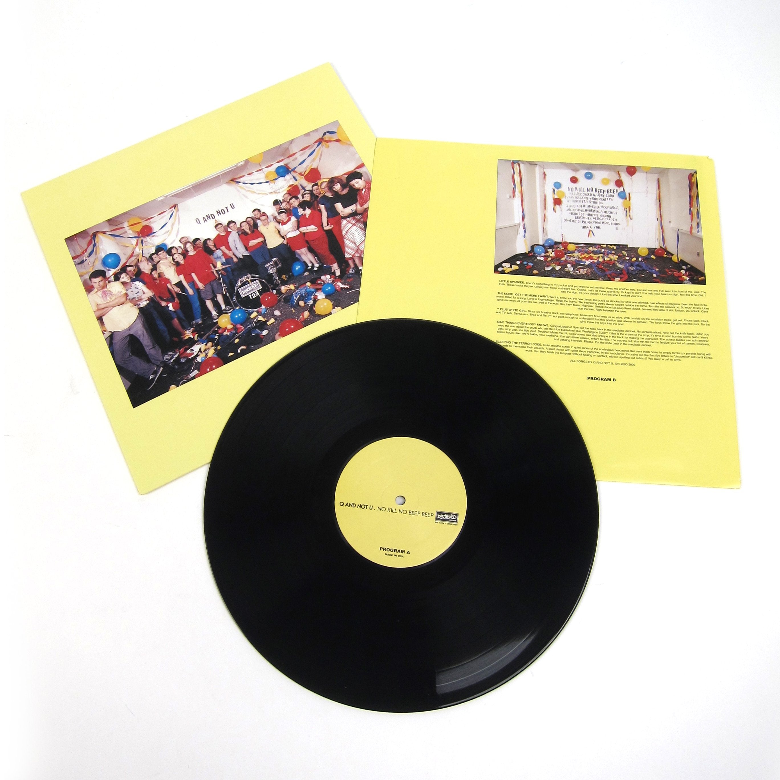 Q And Not U: No Kill No Beep Beep Vinyl LP