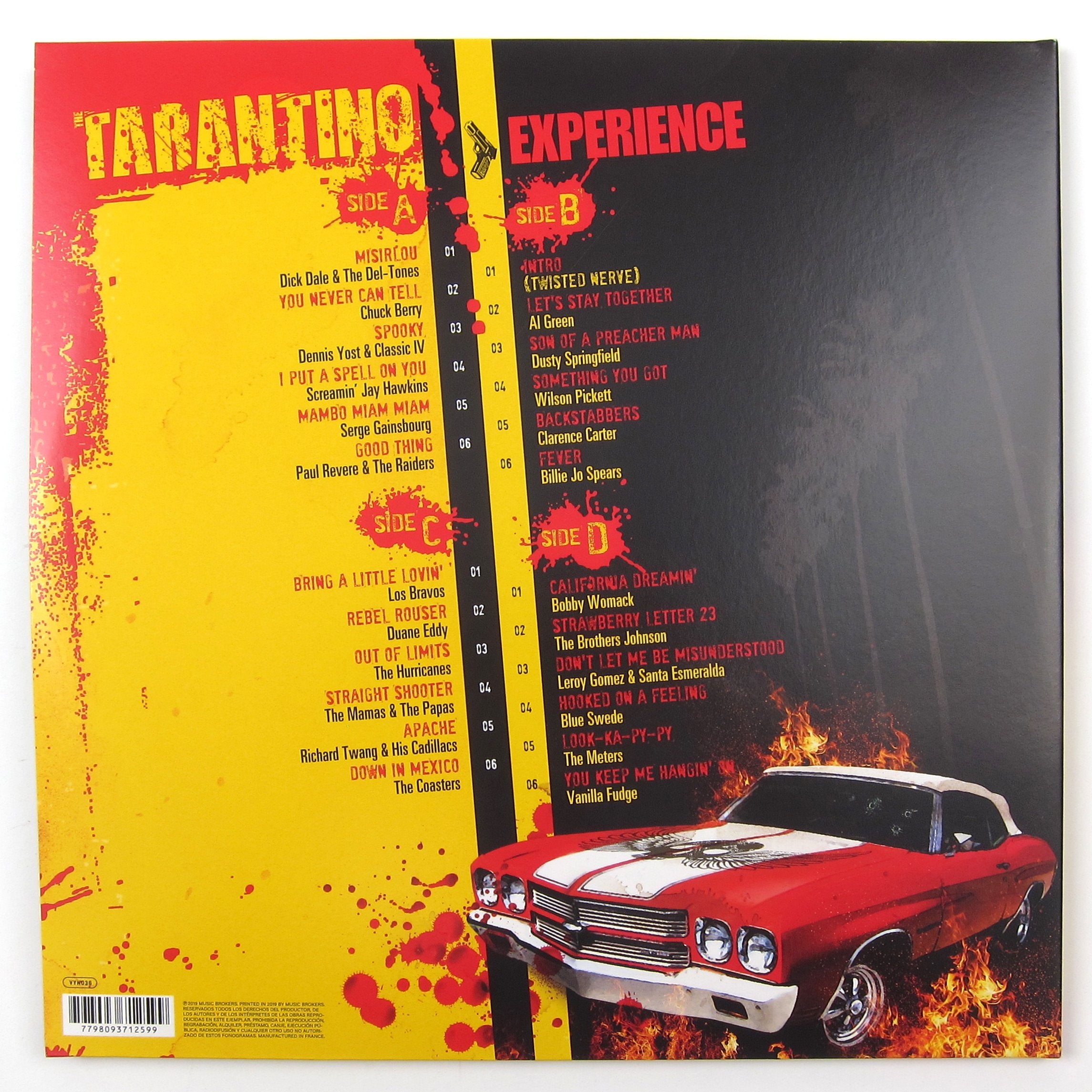 Quentin Tarantino: Tarantino Experience (Colored Vinyl) Vinyl 2LP