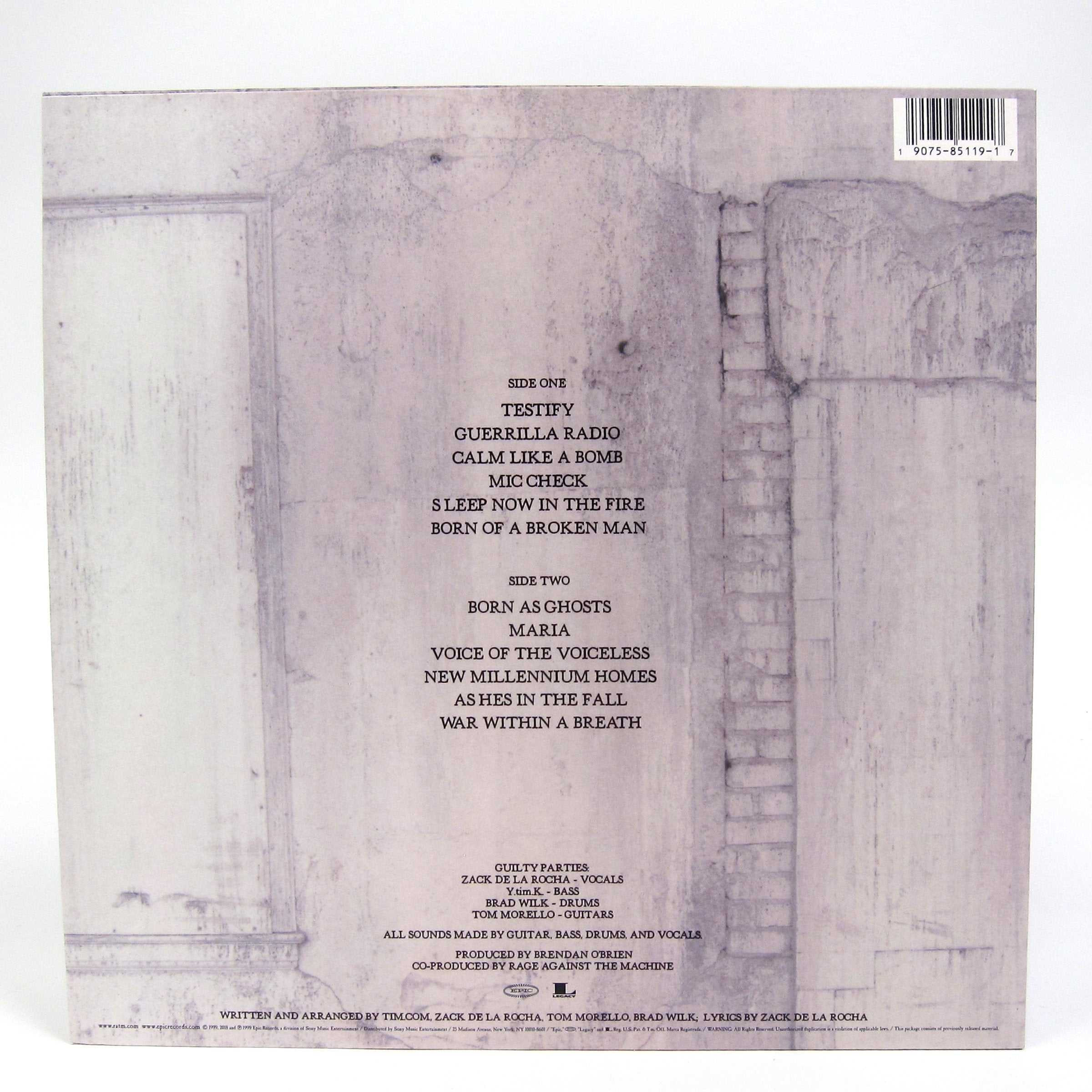 Rage Against The Machine: The Battle Of Los Angeles (180g) Vinyl LP