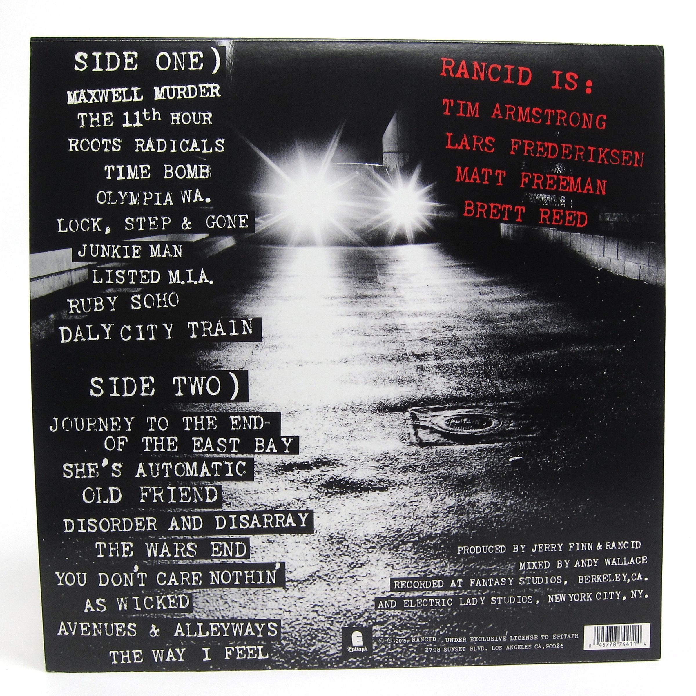 Rancid: And Out Come The Wolves Vinyl LP