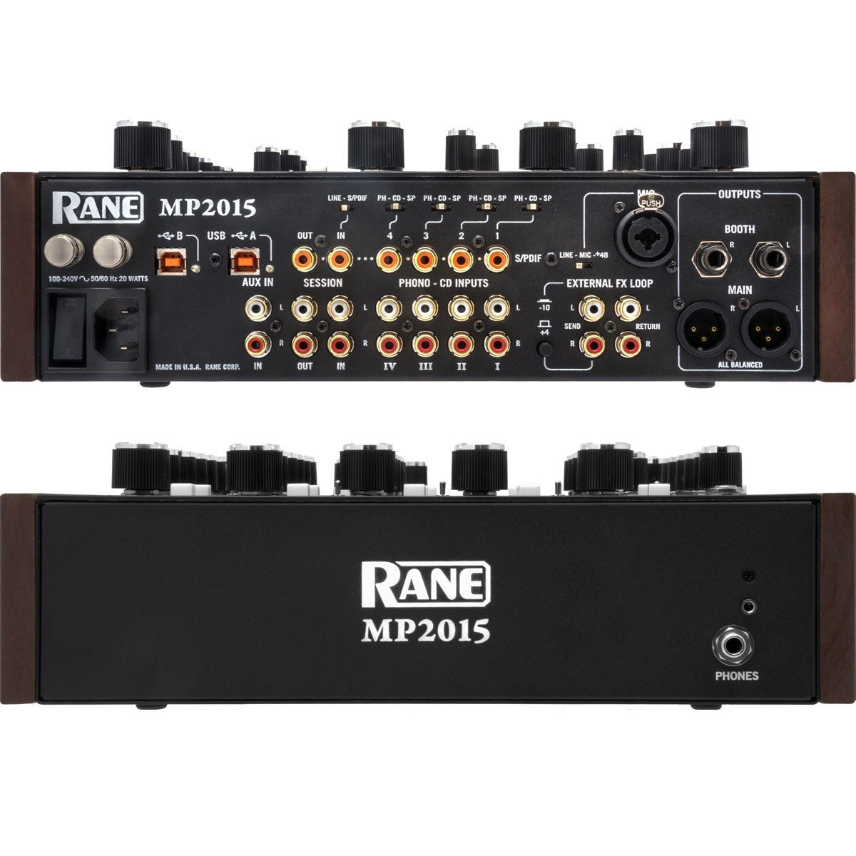 Rane: MP2015 Rotary DJ Mixer
