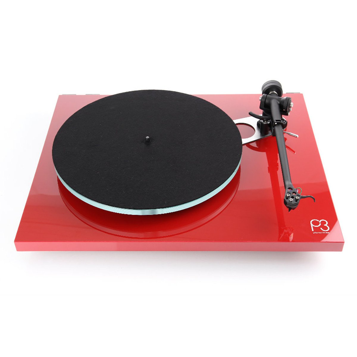 Rega: Planar 3 Turntable w/ Elys 2 - Gloss Red