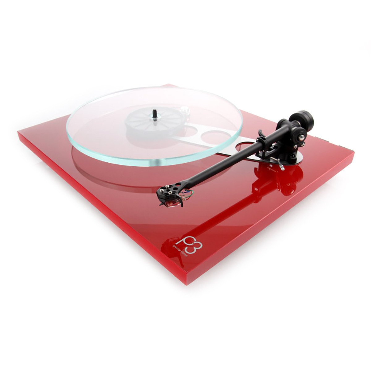 Rega: Planar 3 Turntable w/ Elys 2 - Gloss Red