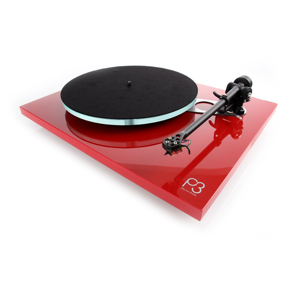 Rega: Planar 3 Turntable w/ Elys 2 - Gloss Red