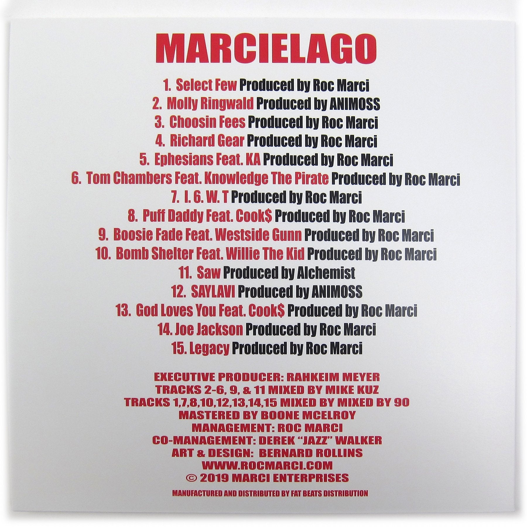 Roc Marciano: Marcielago Vinyl 2LP