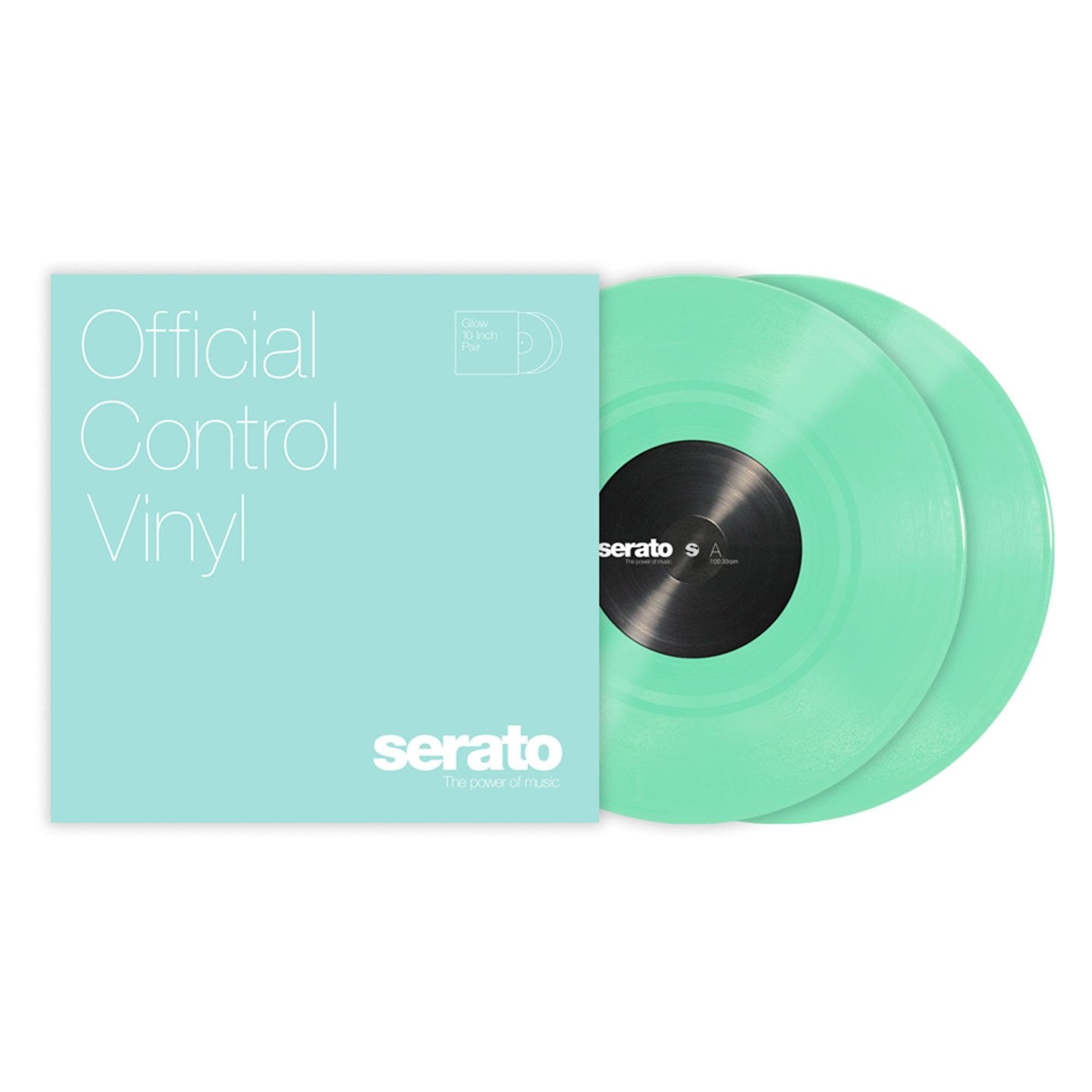 Serato: Control Vinyl 2x10" - Glow In The Dark