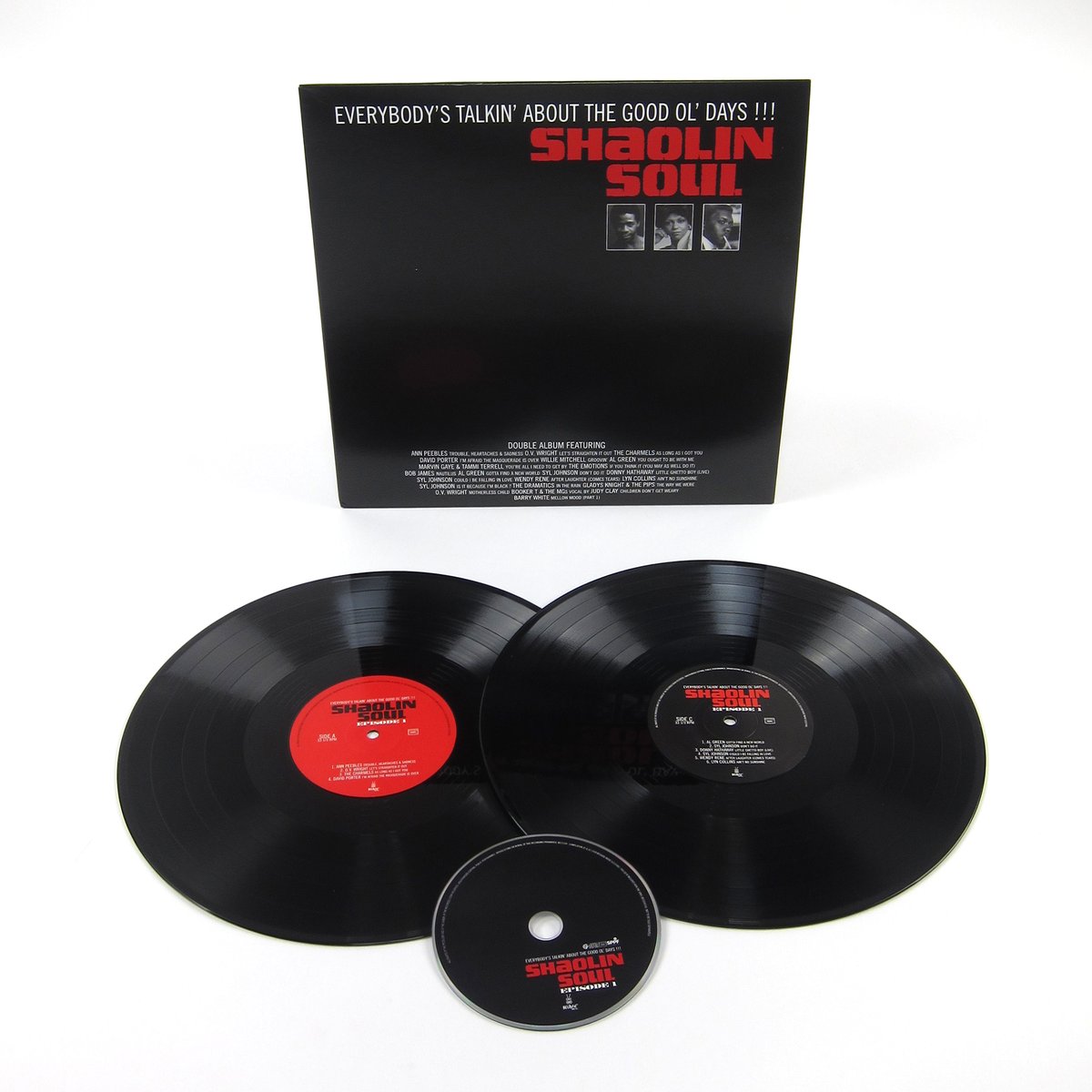 Because Music: Shaolin Soul Vinyl LP Album Pack (Vol.1,2,3)