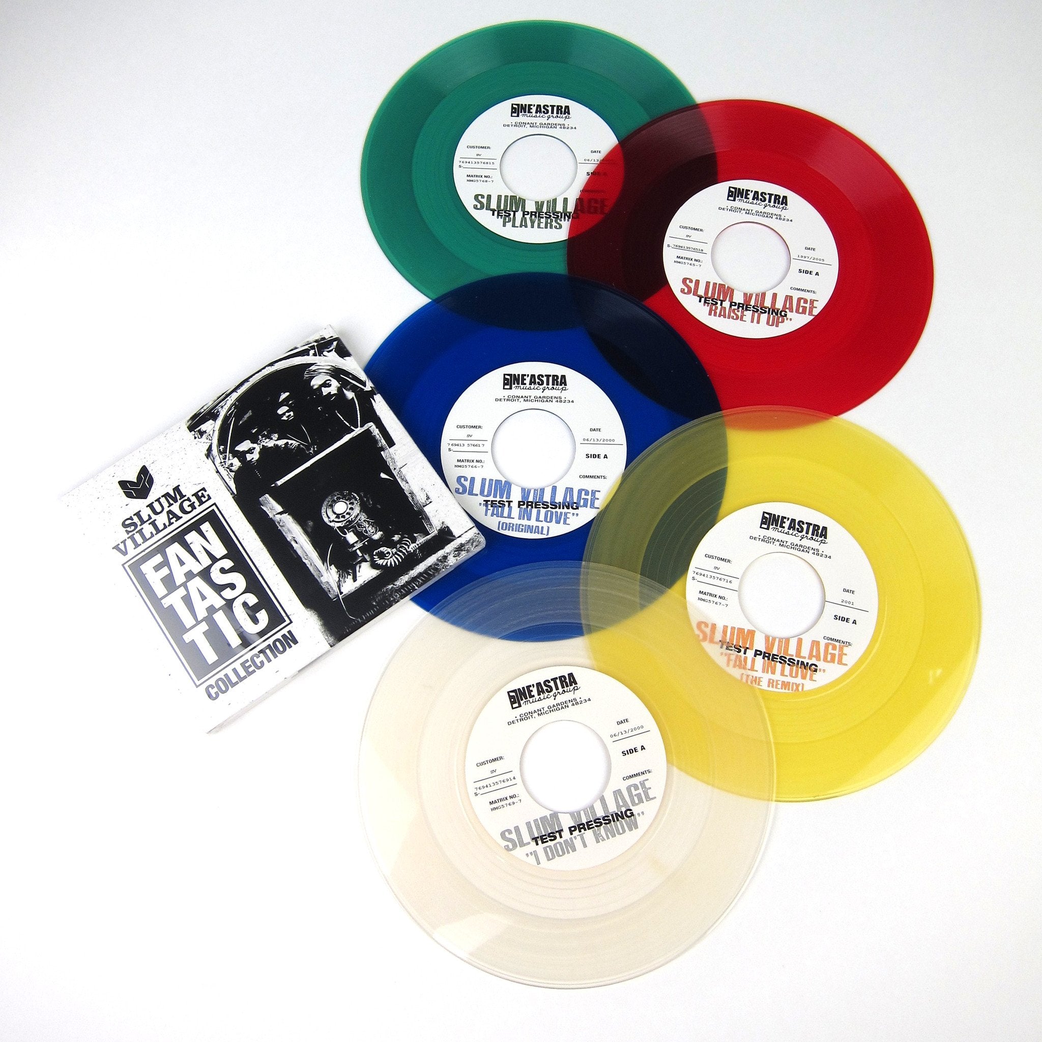 Slum Village: The Fan-Tas-Tic 4CD / 5x7" Boxset