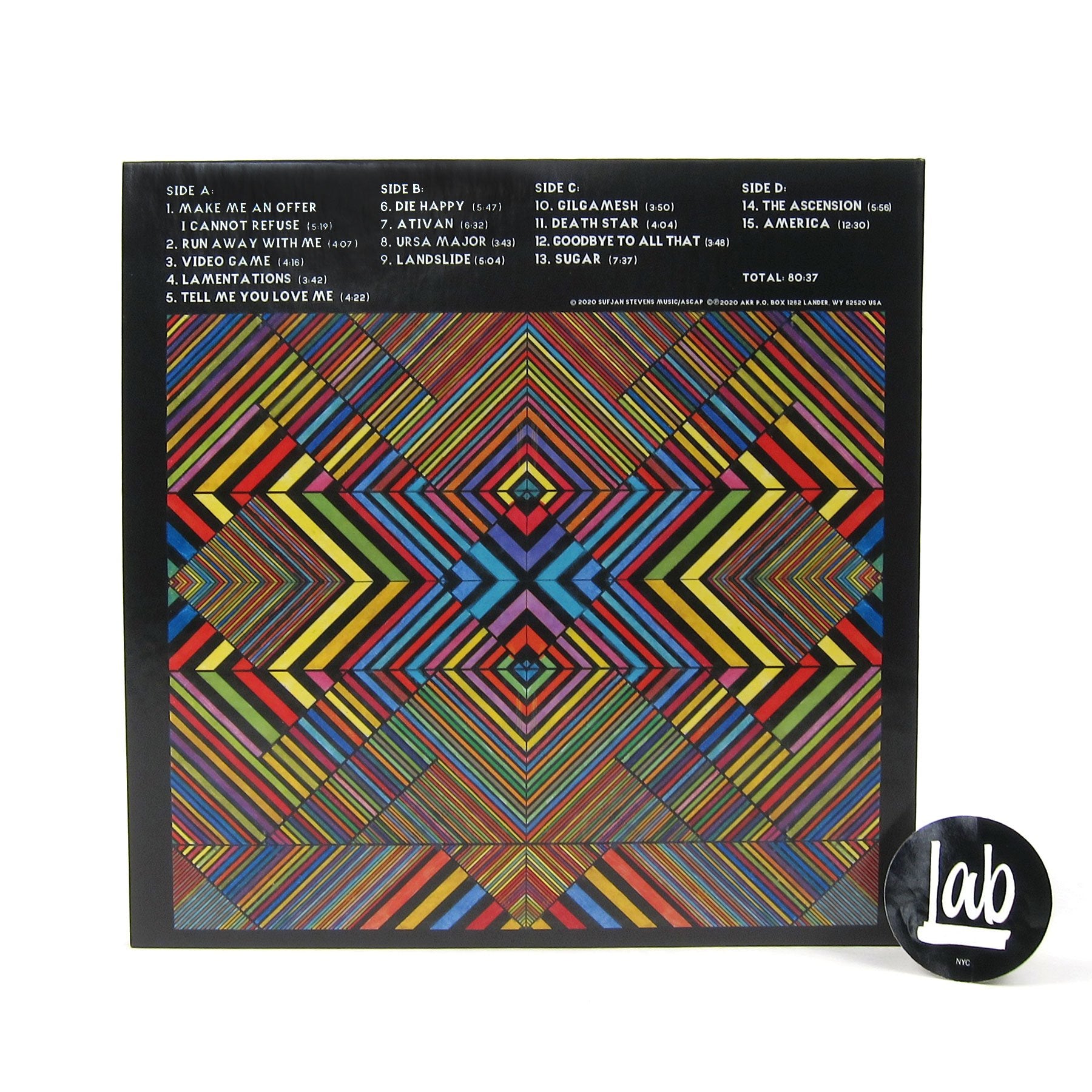 Sufjan Stevens: The Ascension (Colored Vinyl) Vinyl 2LP