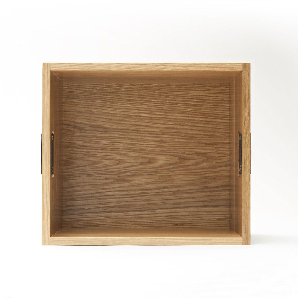 Symbol Audio: Dovetail Record Crate - Oak