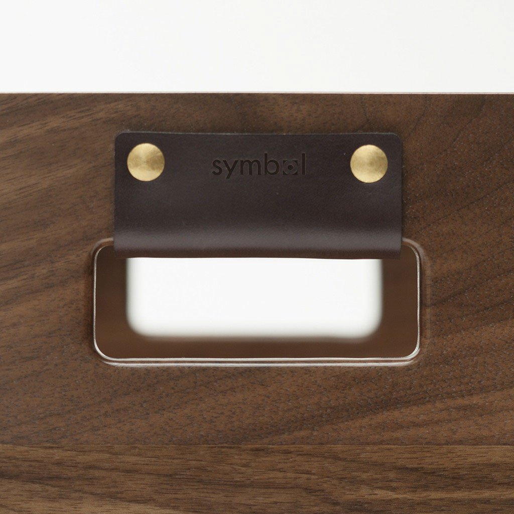 Symbol Audio: Dovetail Record Crate - Oak