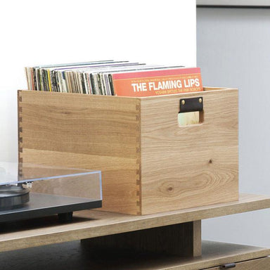 Symbol Audio: Dovetail Record Crate - Oak - PRE-ORDER
