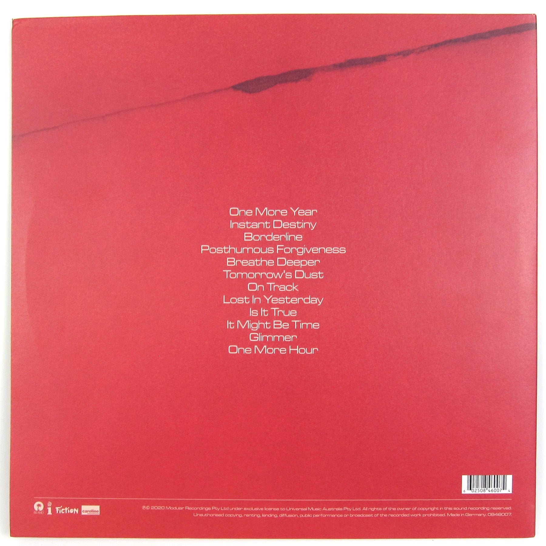 Tame Impala: The Slow Rush (180g, Indie Exclusive Red / Light Blue Colored Vinyl) Vinyl 2LP
