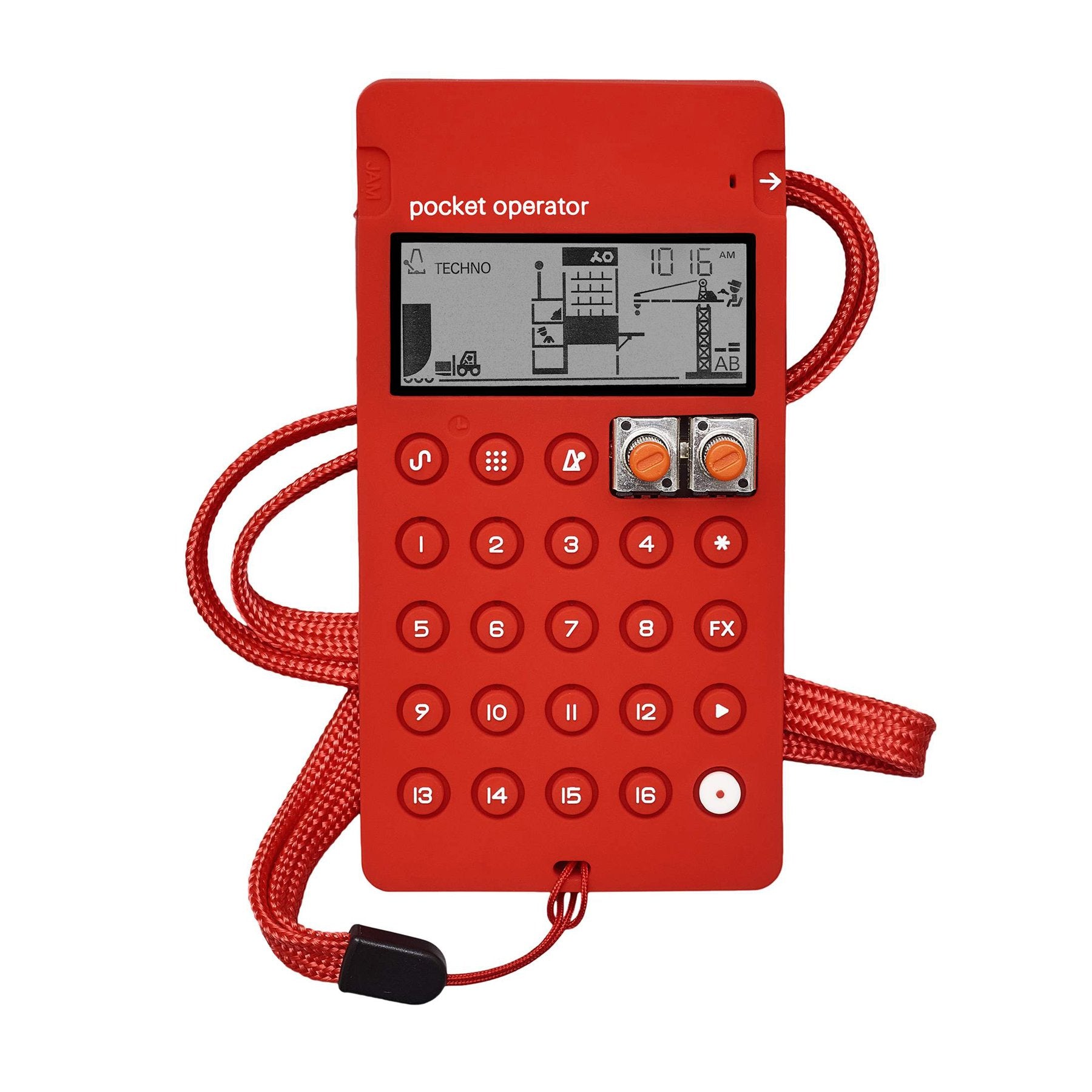 Teenage Engineering: CA-X Silicone Case For Pocket Operators - Red
