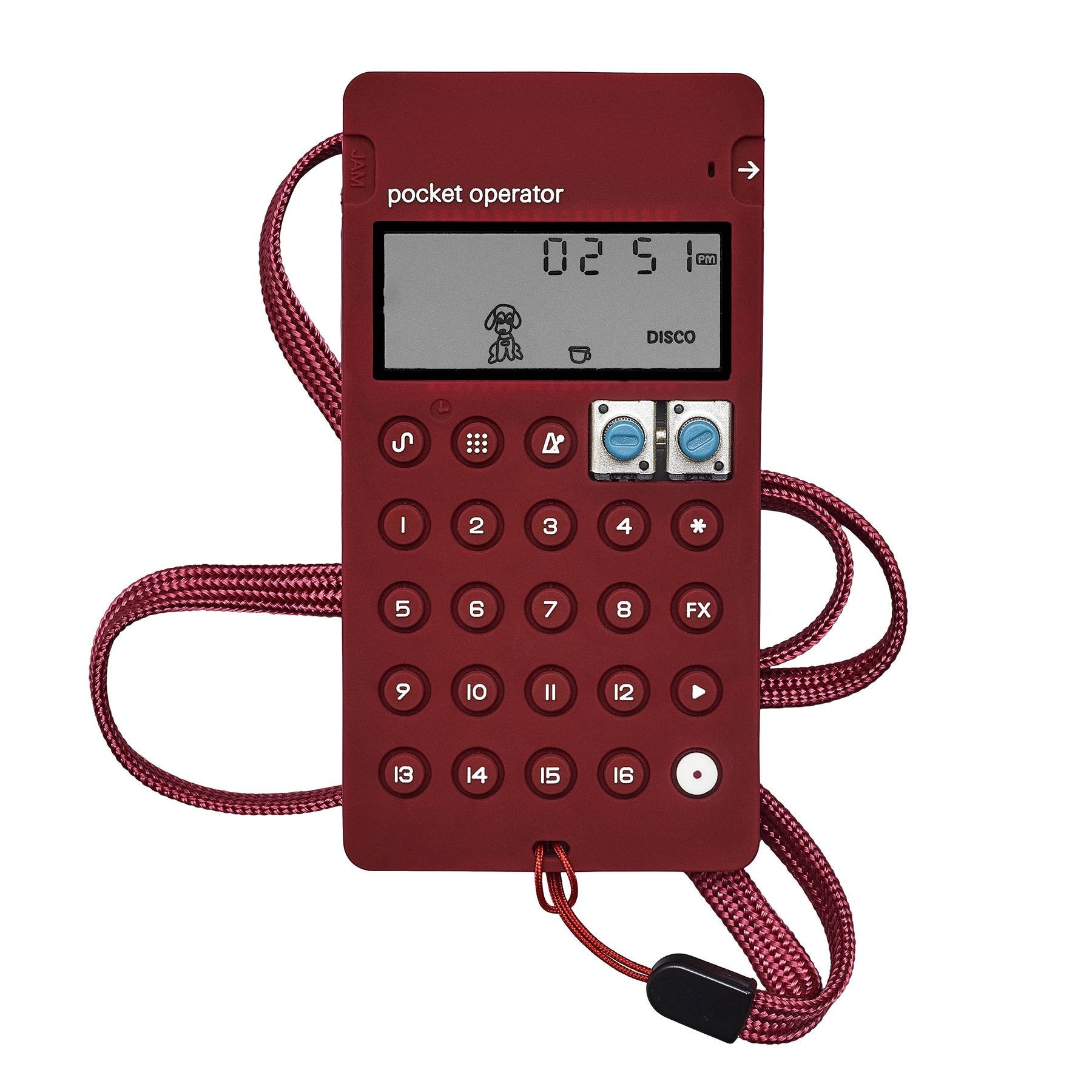 Teenage Engineering: CA-X  Silicone Case For Pocket Operators - Wine Red