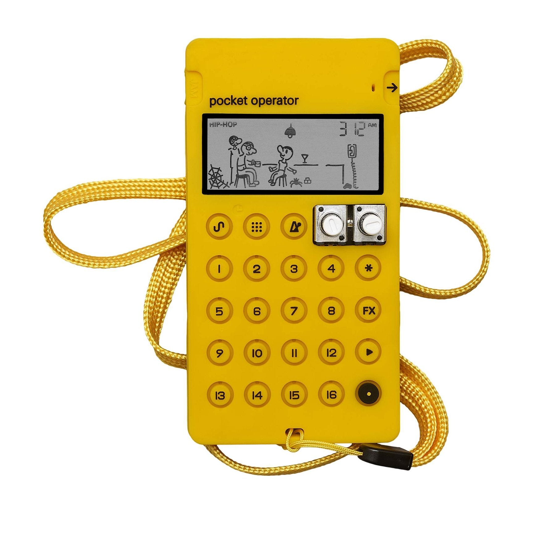 Teenage Engineering: CA-X Silicone Case For Pocket Operators - Yellow