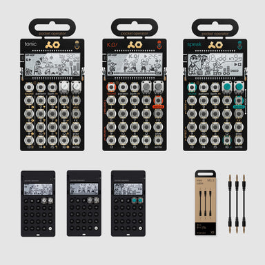 Teenage Engineering: PO-30 Metal Series Super Set contents