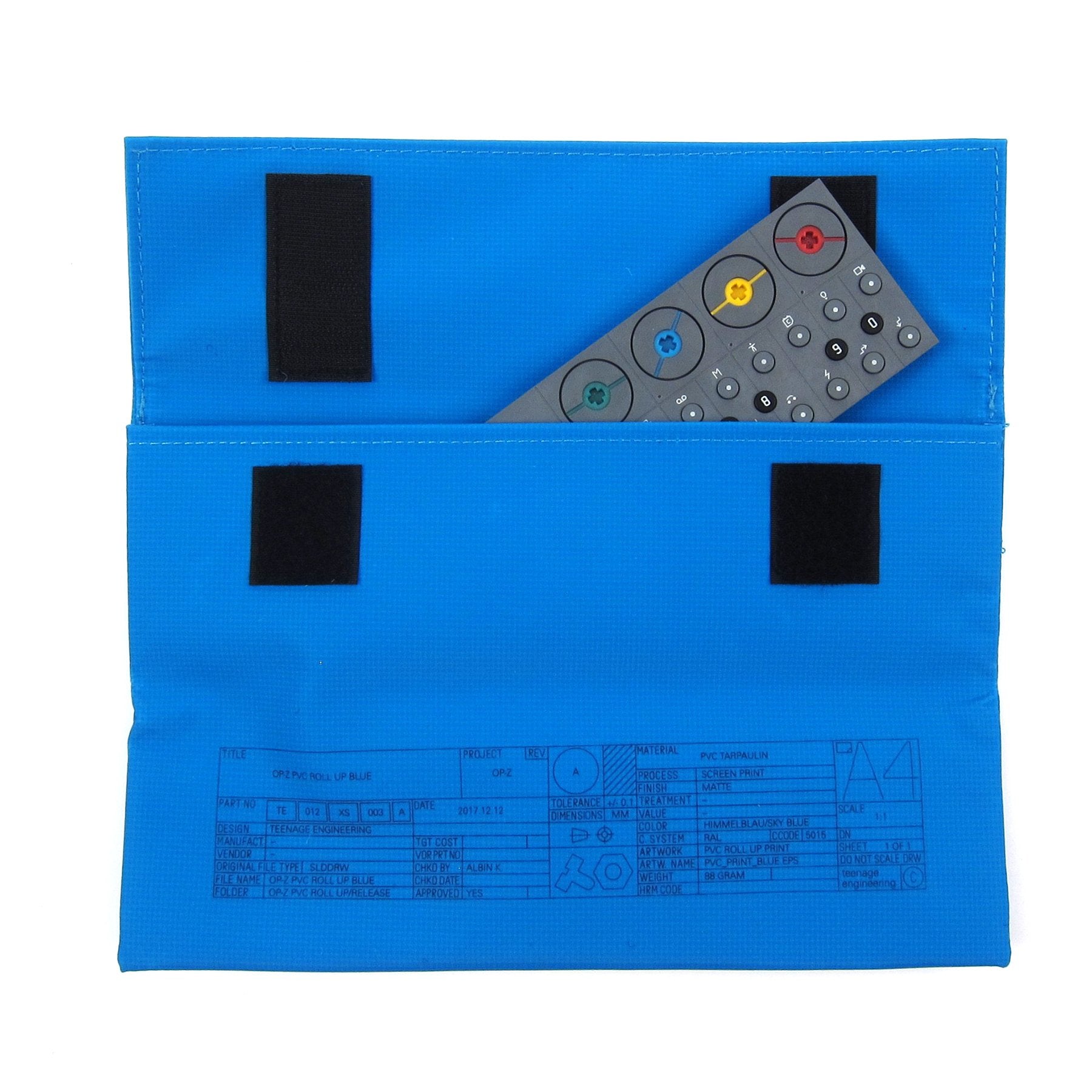 Teenage Engineering: OP-Z PVC Roll Up Bag - Blue